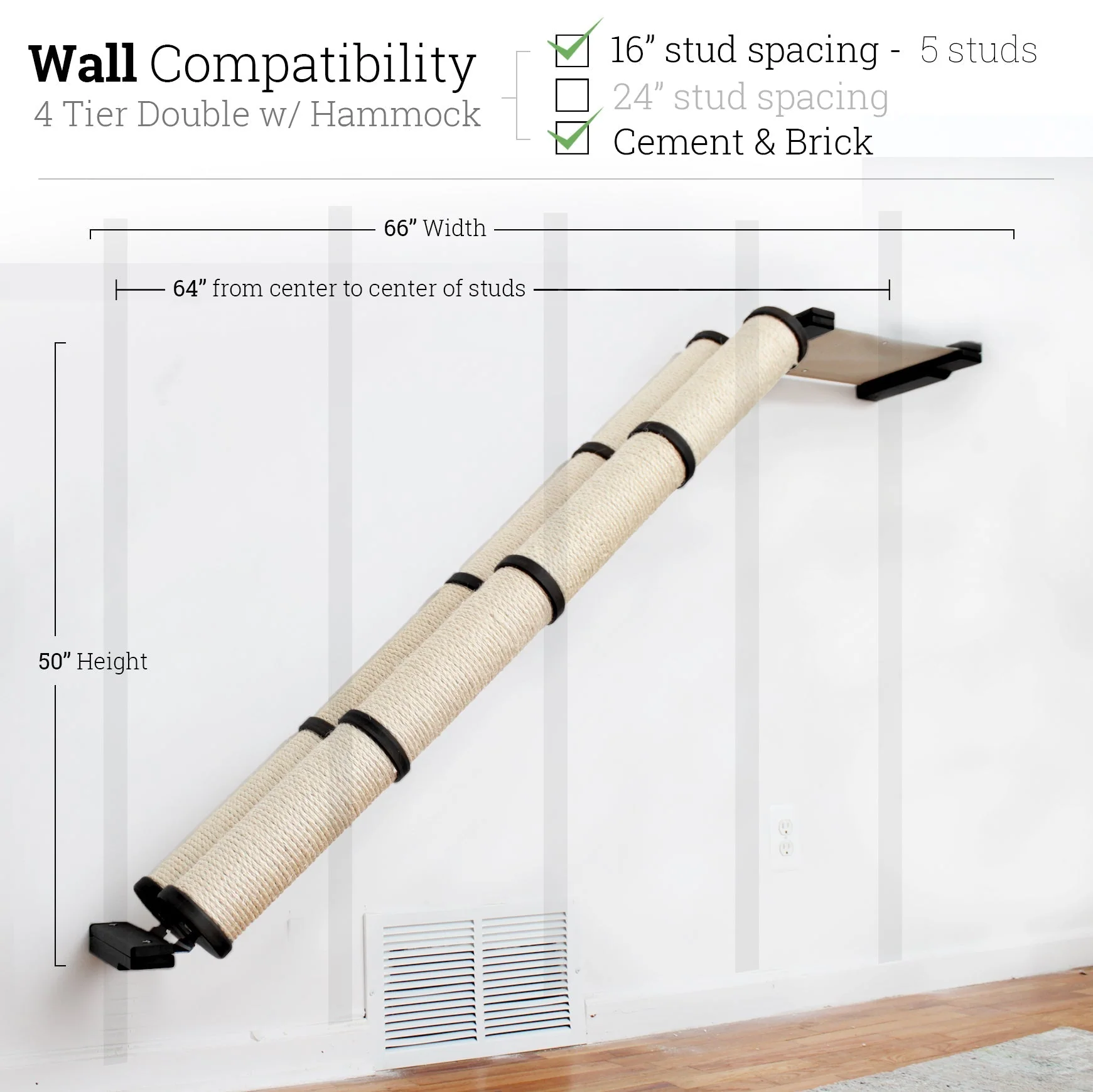 Slanted Cat Scratcher for Wall - Image 79