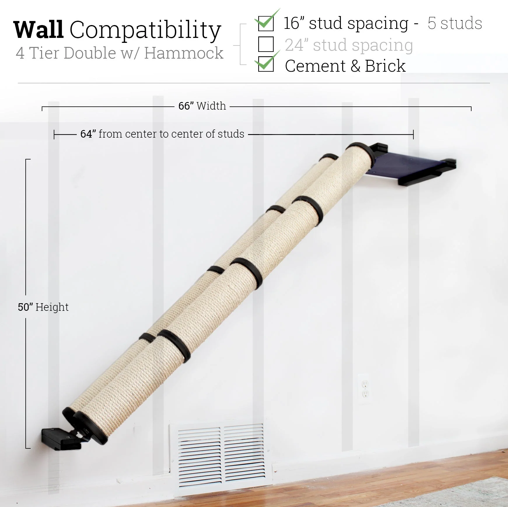 Slanted Cat Scratcher for Wall - Image 80