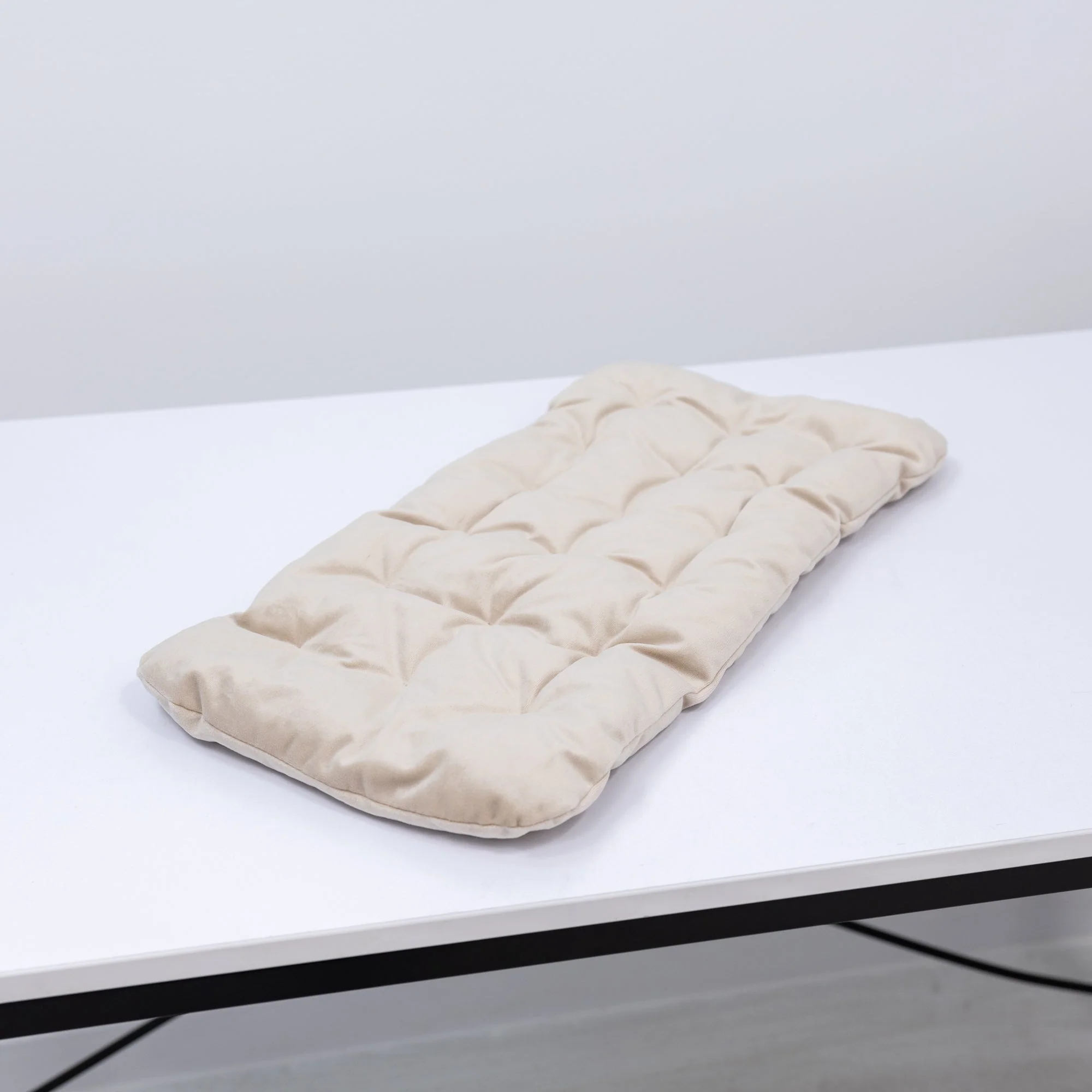 Sleeping Cat Pillow - Beige - Image 2