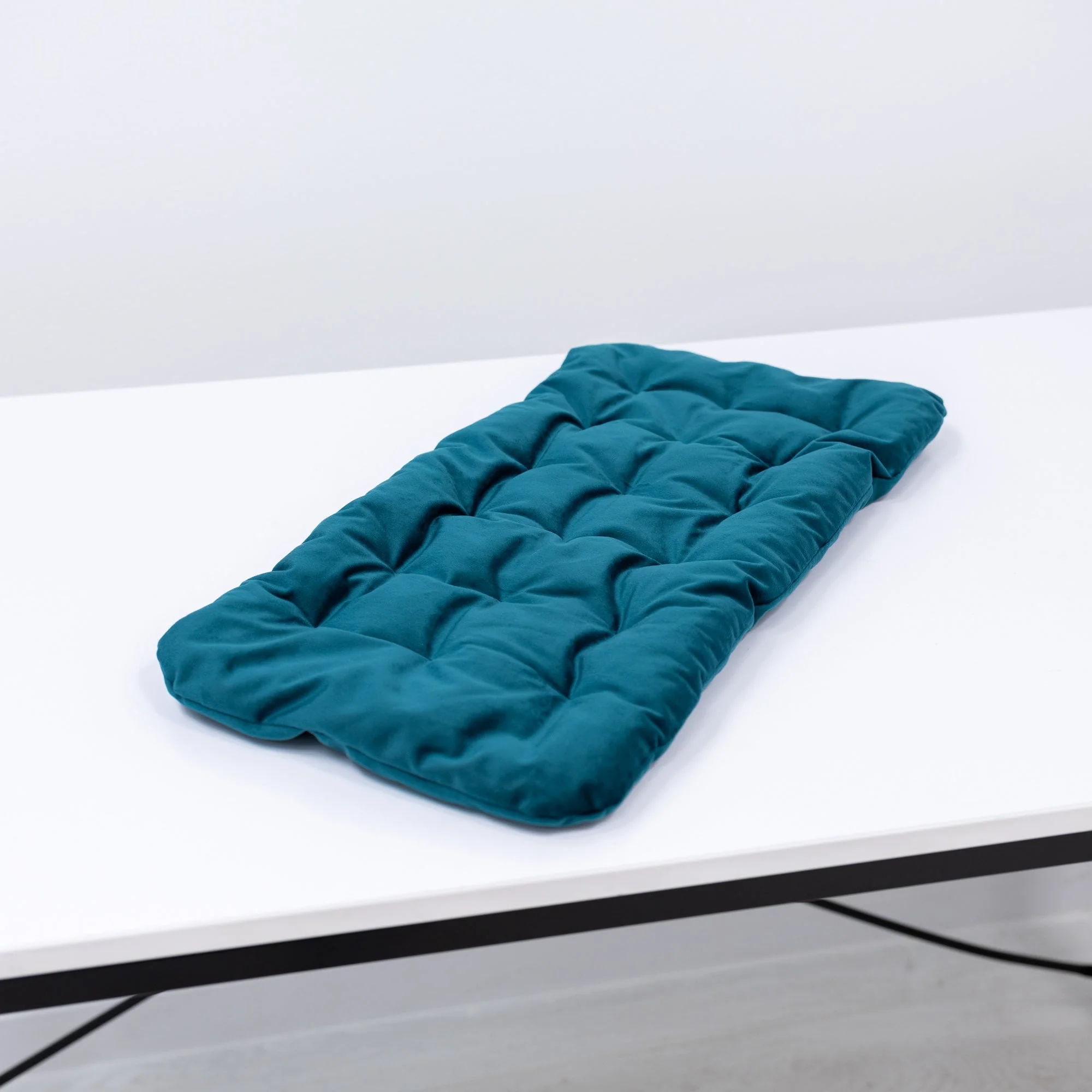 Sleeping Cat Pillow - Emerald - Image 2