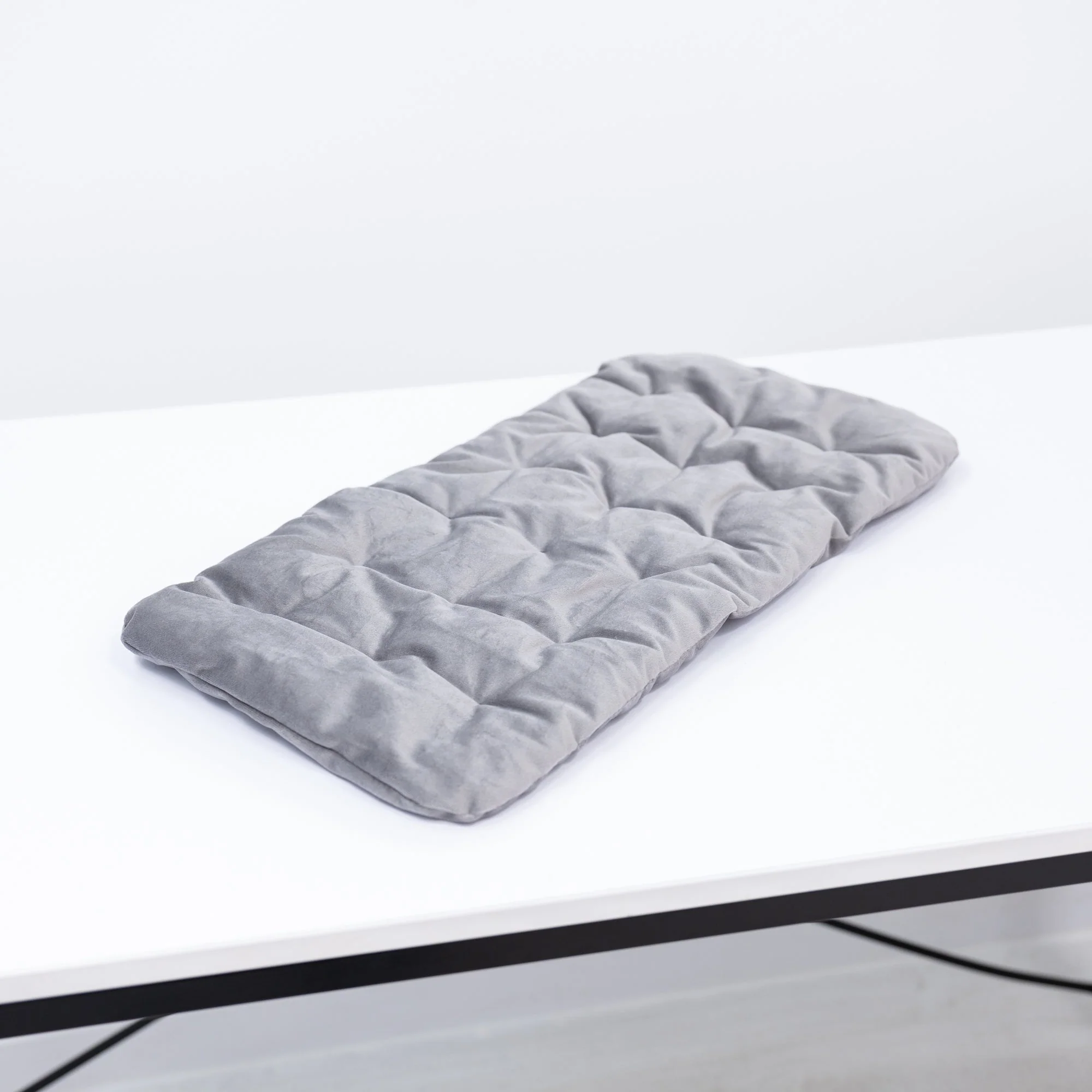 Sleeping Cat Pillow - Gray - Image 2