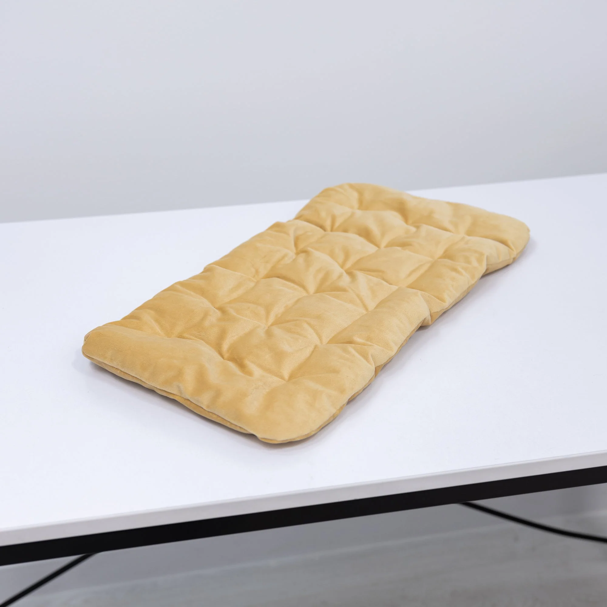 Sleeping Cat Pillow - Yellow - Image 2