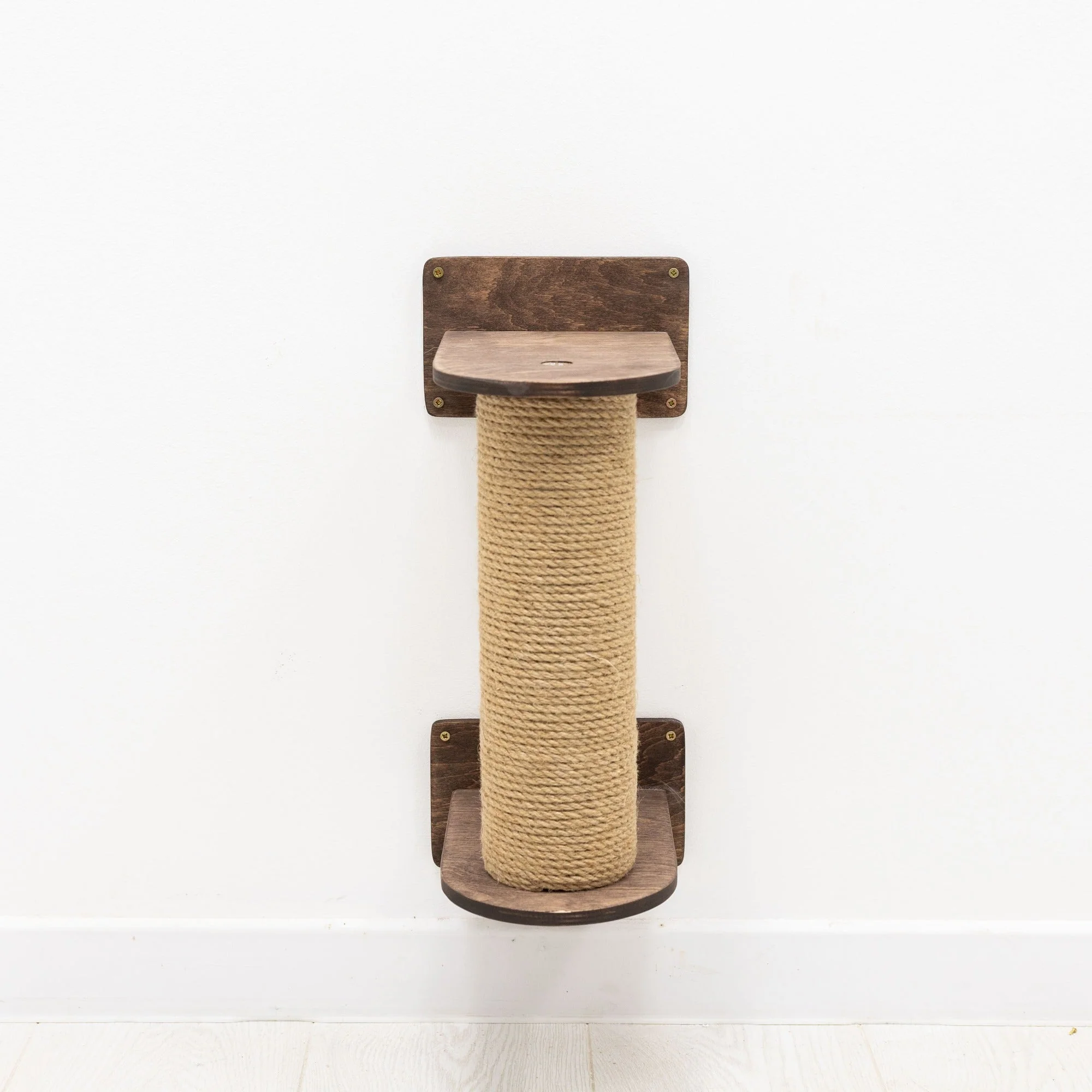 Small Cat Tree – Dark Walnut - Image 3