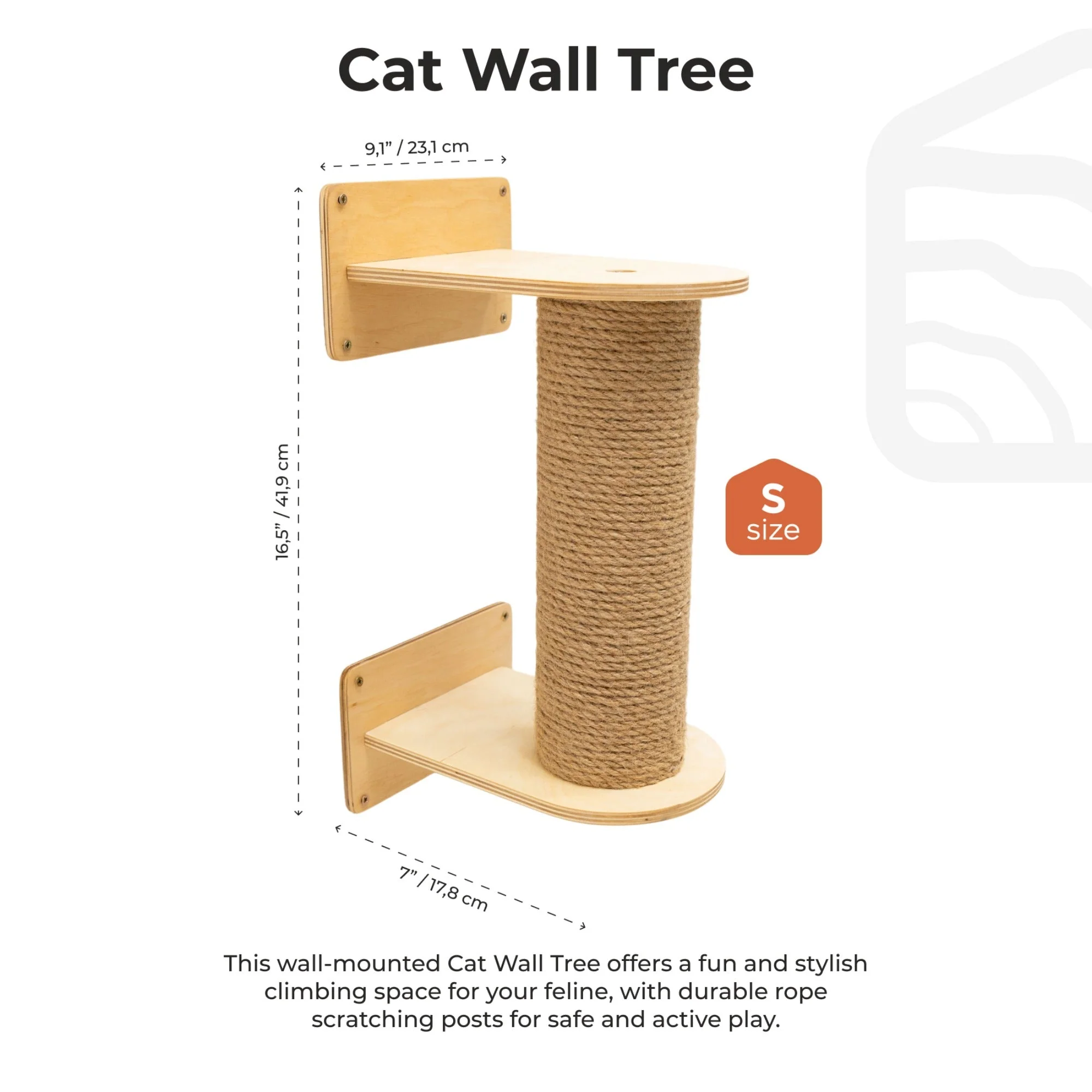 Small Cat Tree – Light - Image 7