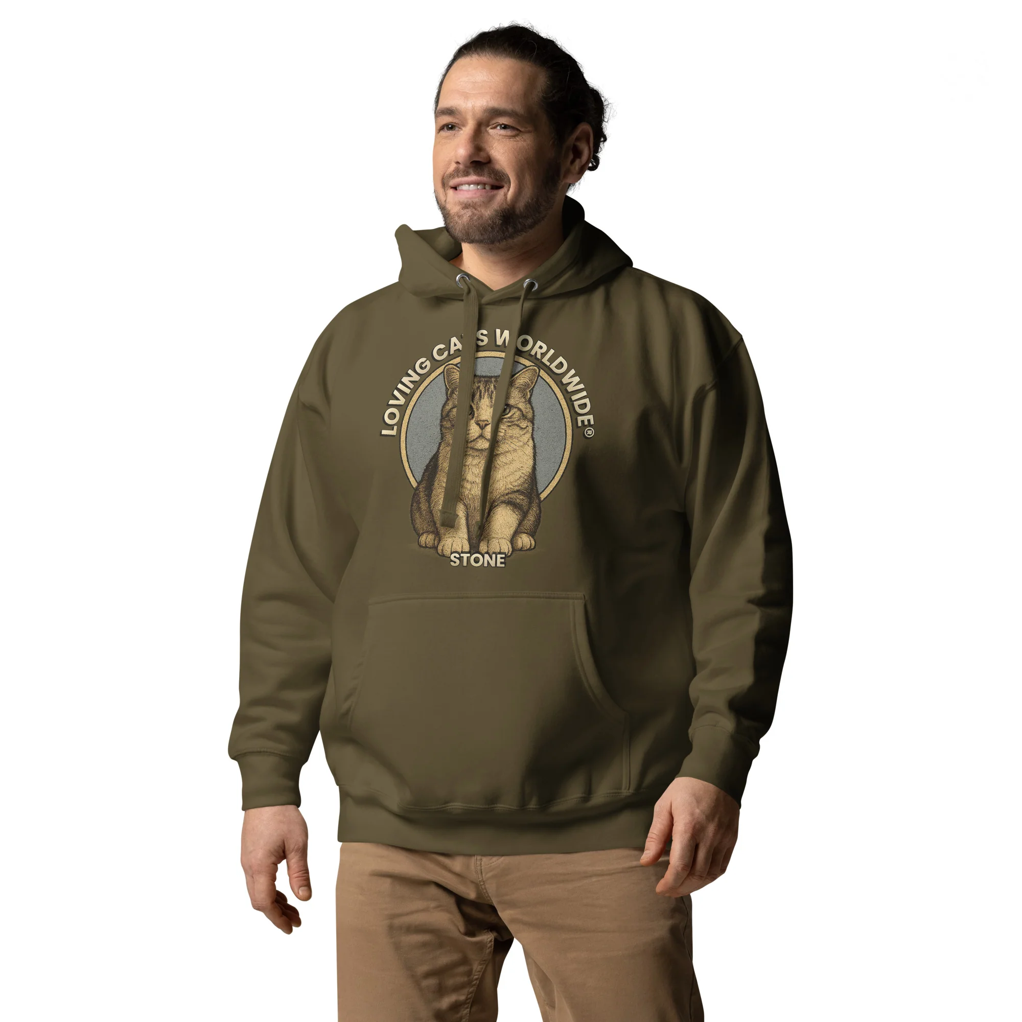 Stone the Shorthair Snuggle - Unisex Hoodie - Image 11