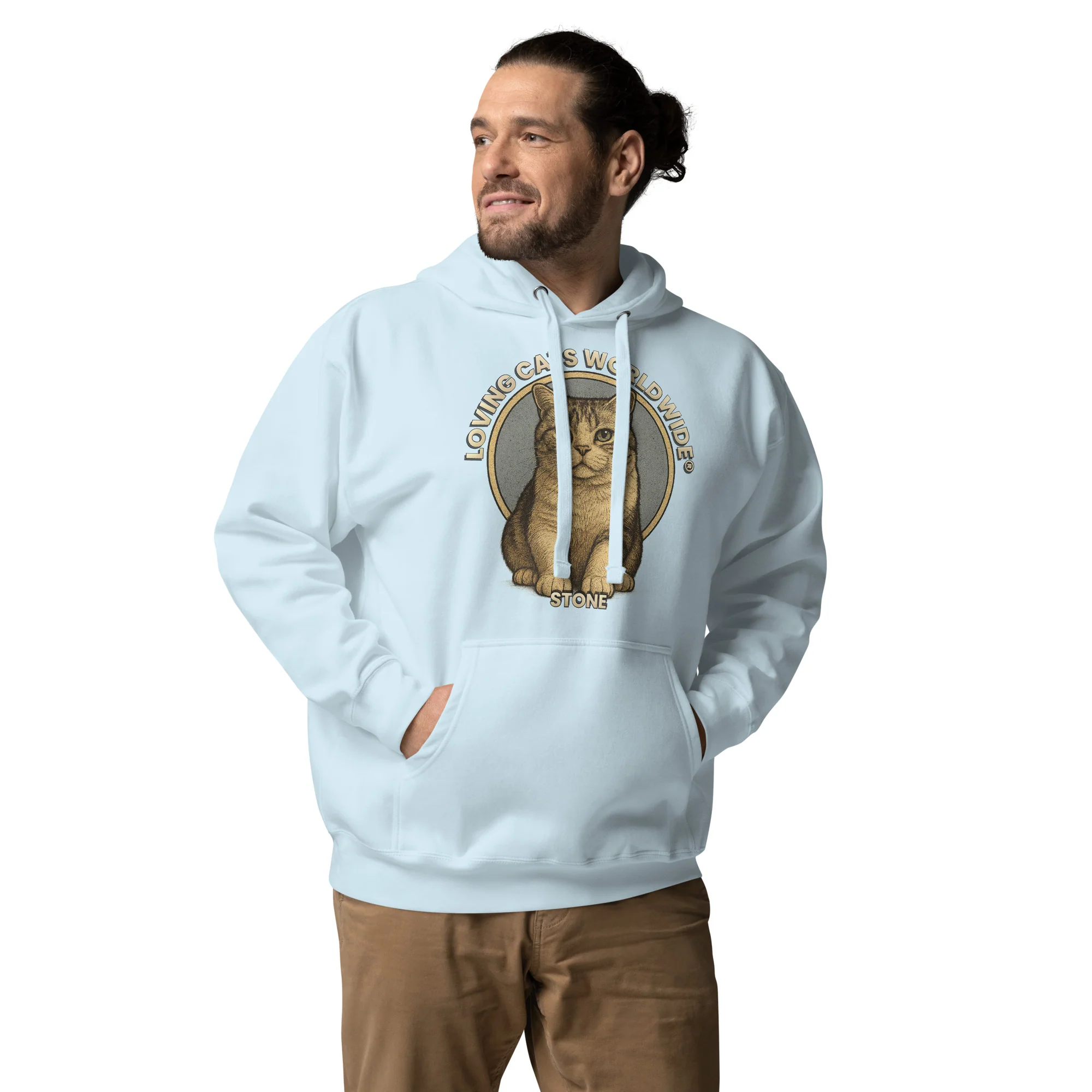 Stone the Shorthair Snuggle - Unisex Hoodie - Image 13