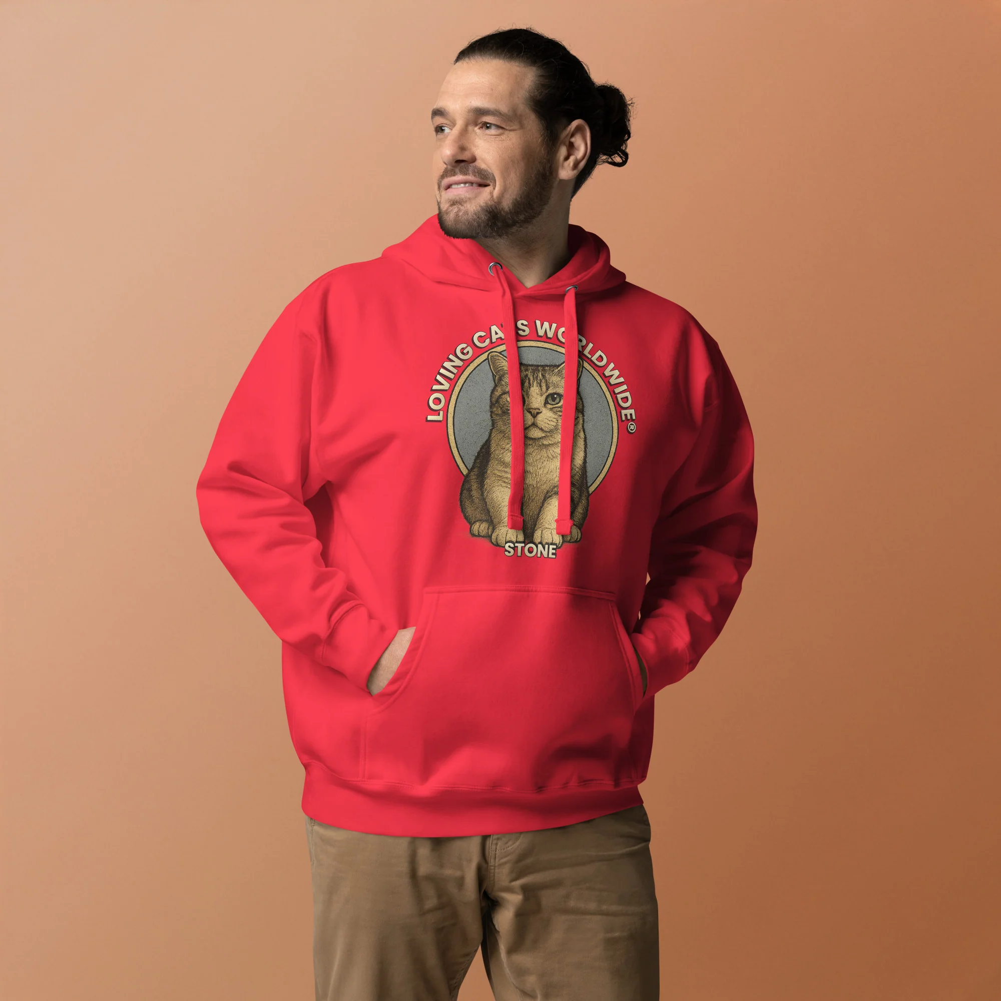 Stone the Shorthair Snuggle - Unisex Hoodie - Image 24