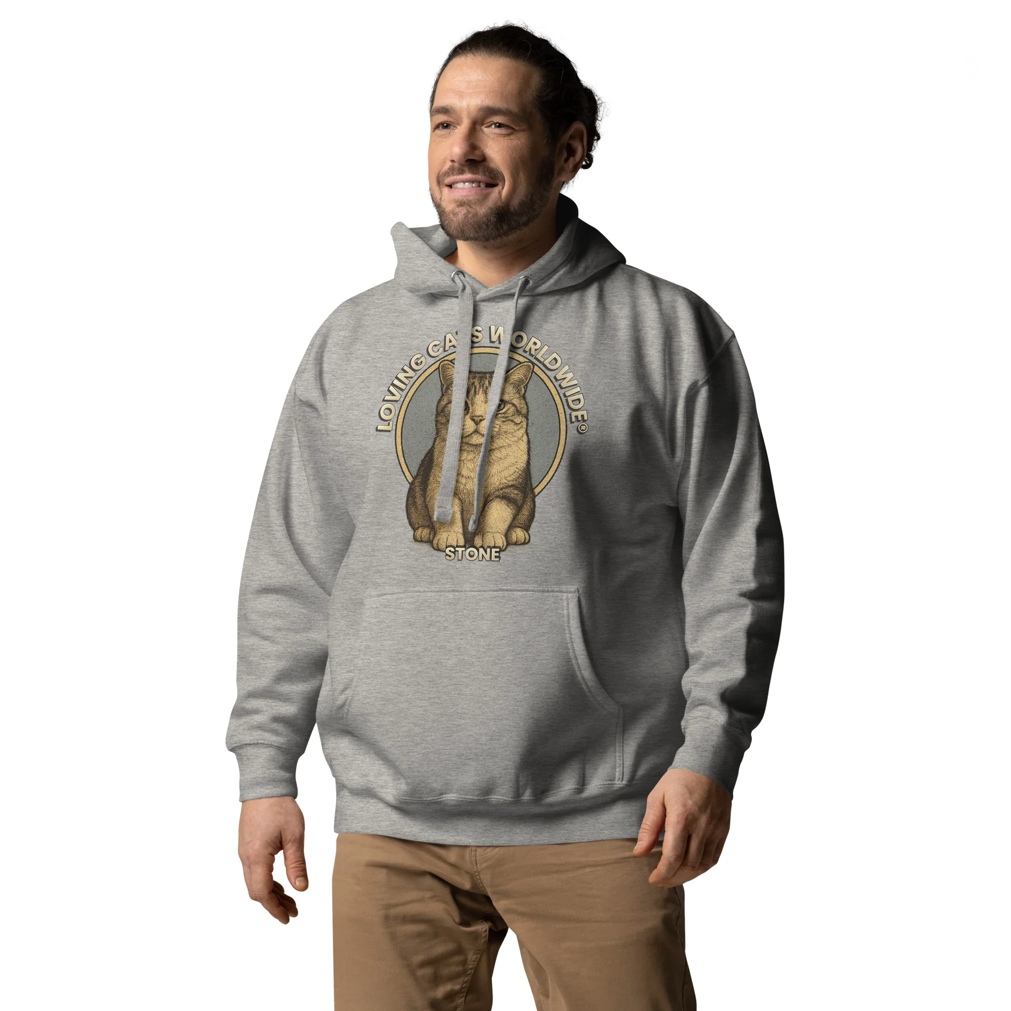 Stone the Shorthair Snuggle - Unisex Hoodie - Image 5