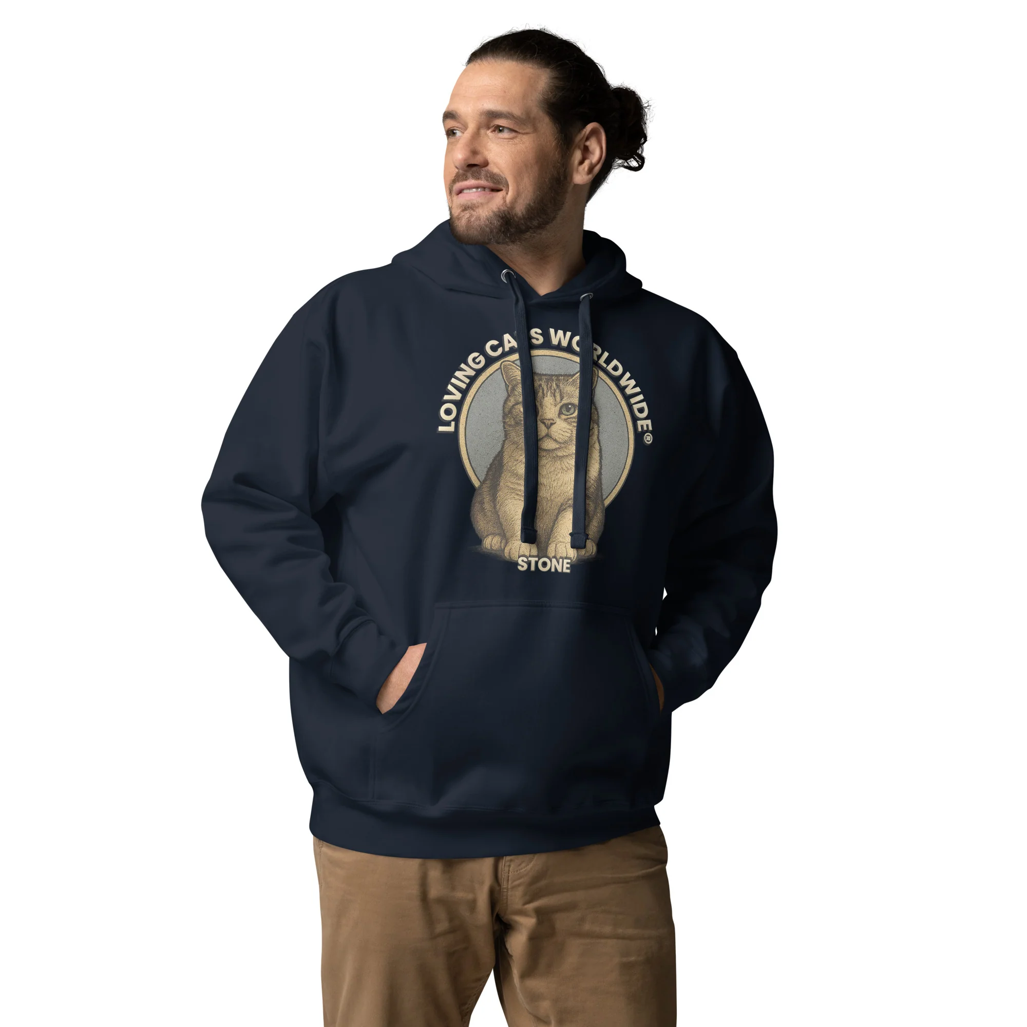 Stone the Shorthair Snuggle - Unisex Hoodie - Image 7