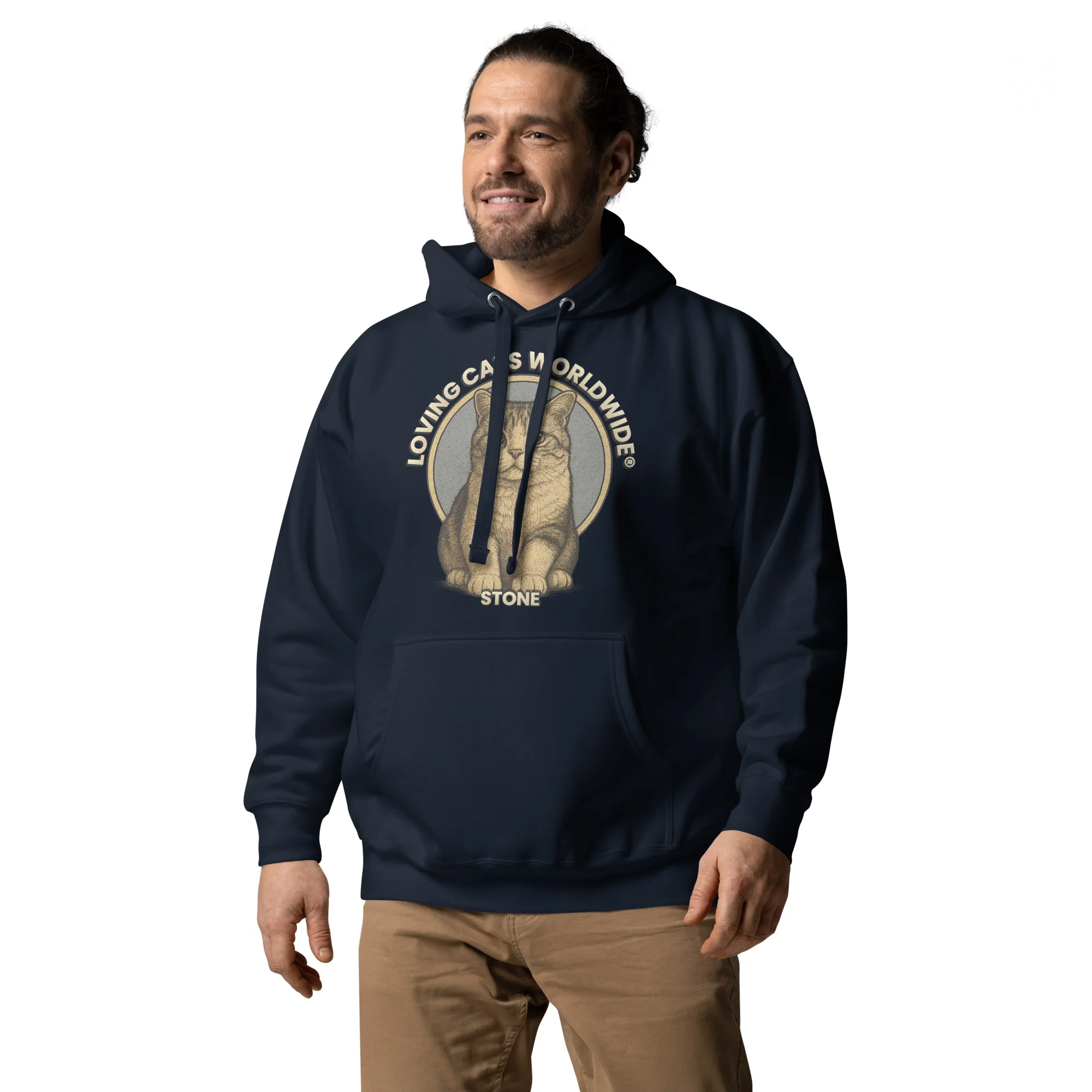 Stone the Shorthair Snuggle - Unisex Hoodie - Image 8