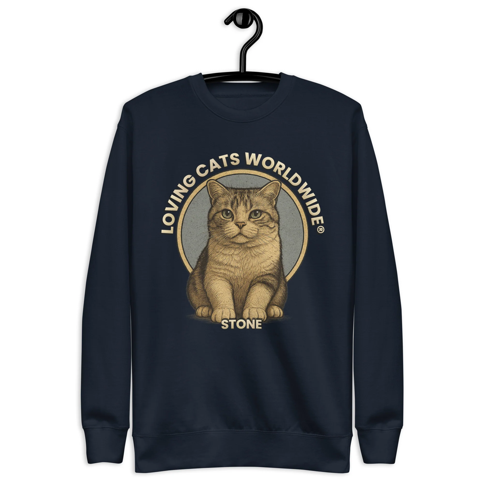 Stone LCWW® Unisex Premium Sweatshirt - Image 3
