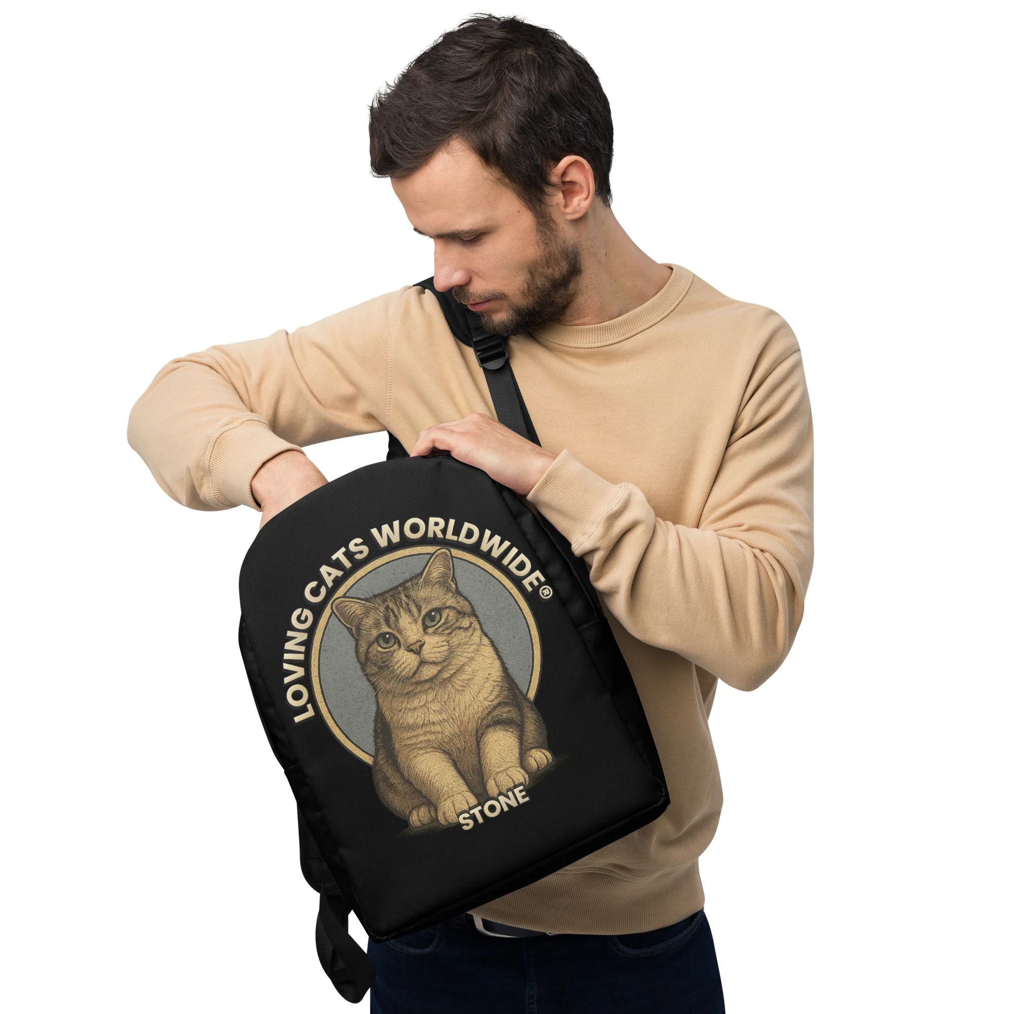 Stone Minimalist Backpack