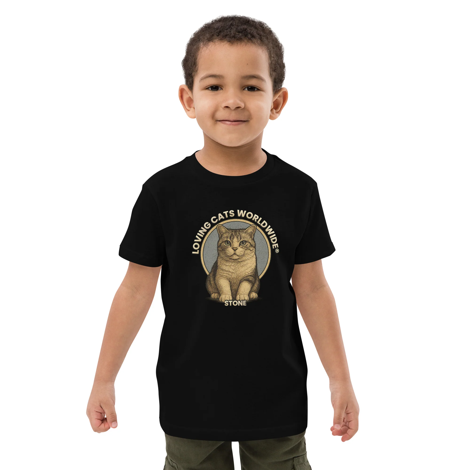 Stone Organic cotton kids t-shirt