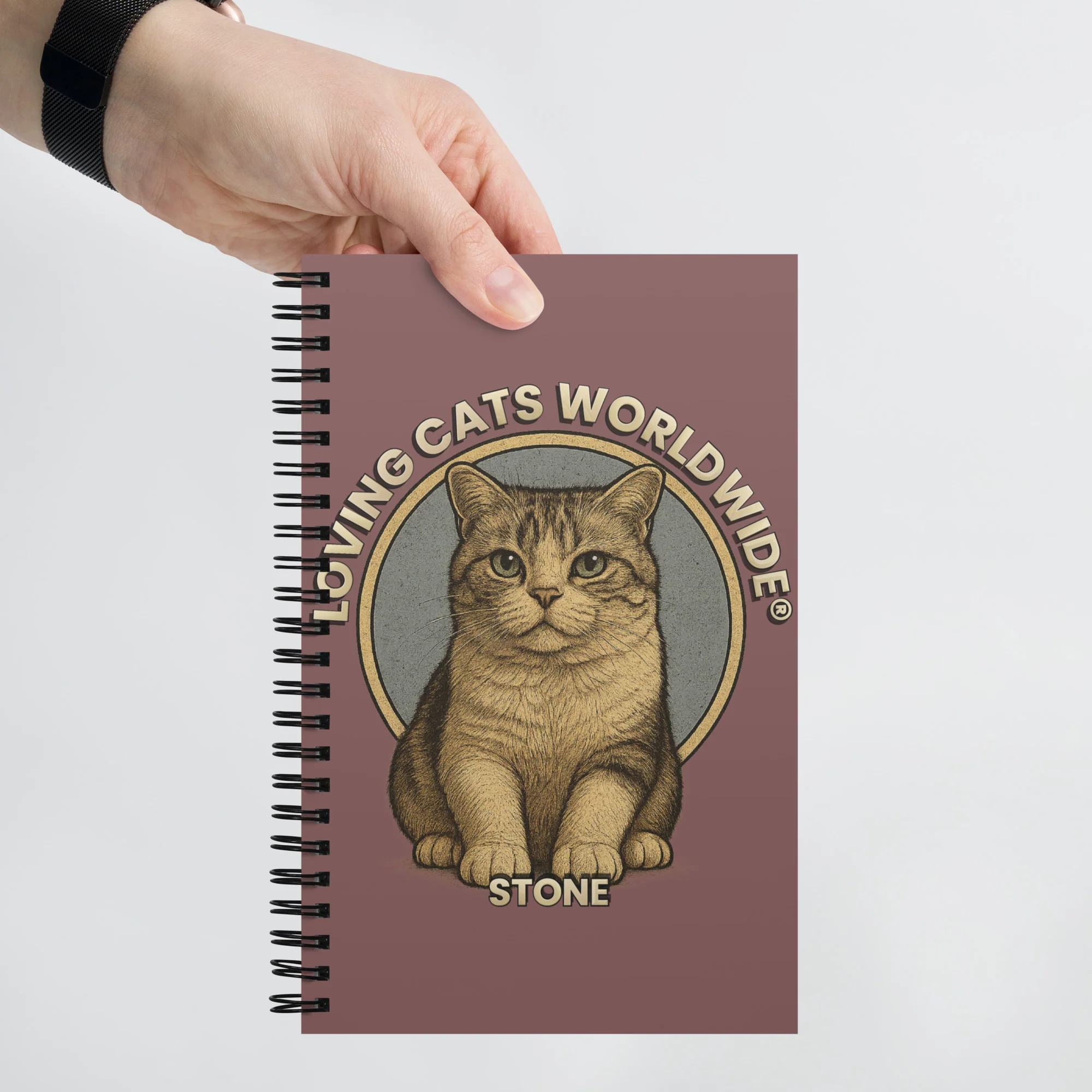 Stone Spiral notebook