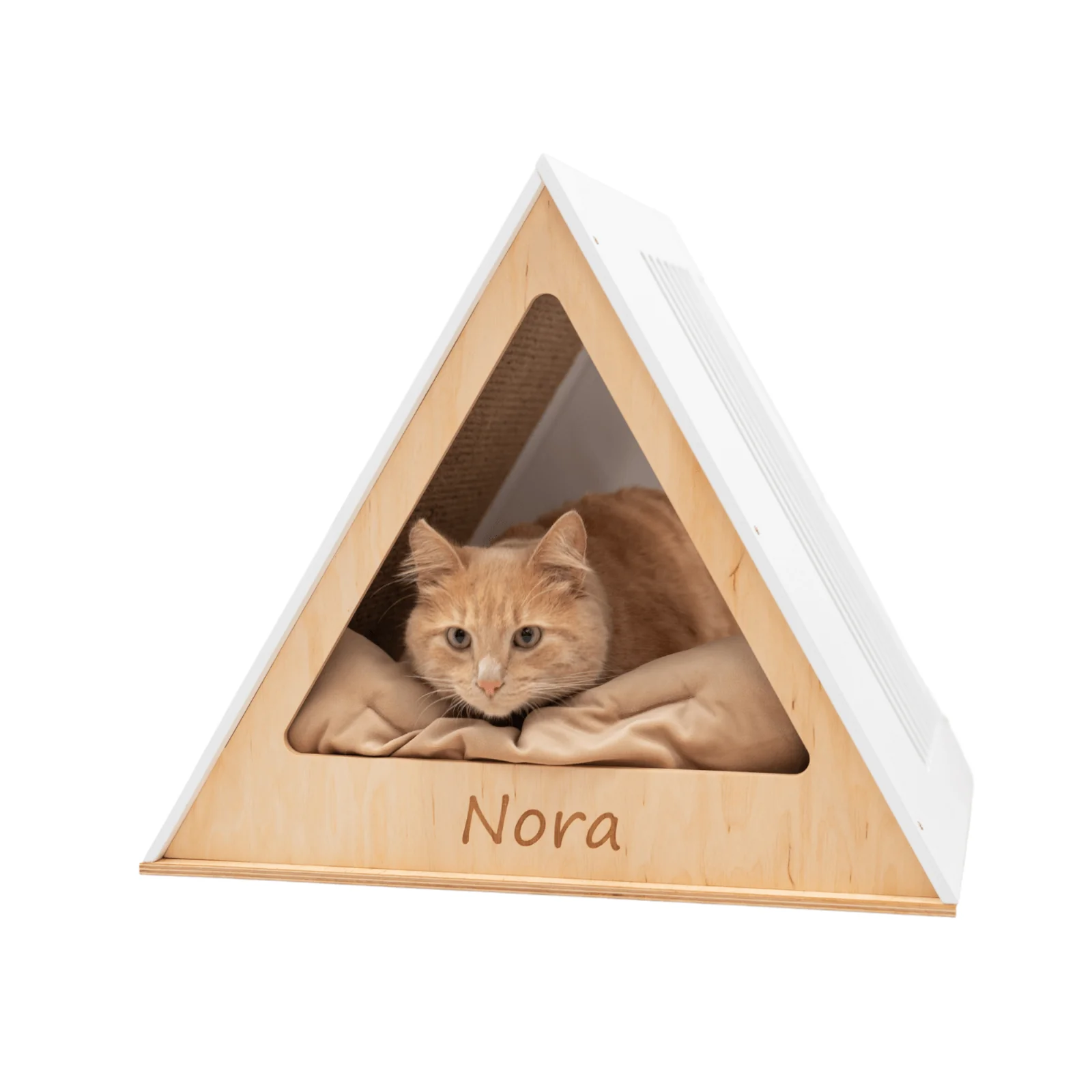 Stylish Wooden Cat Houses - Dark Walnut - Image 6