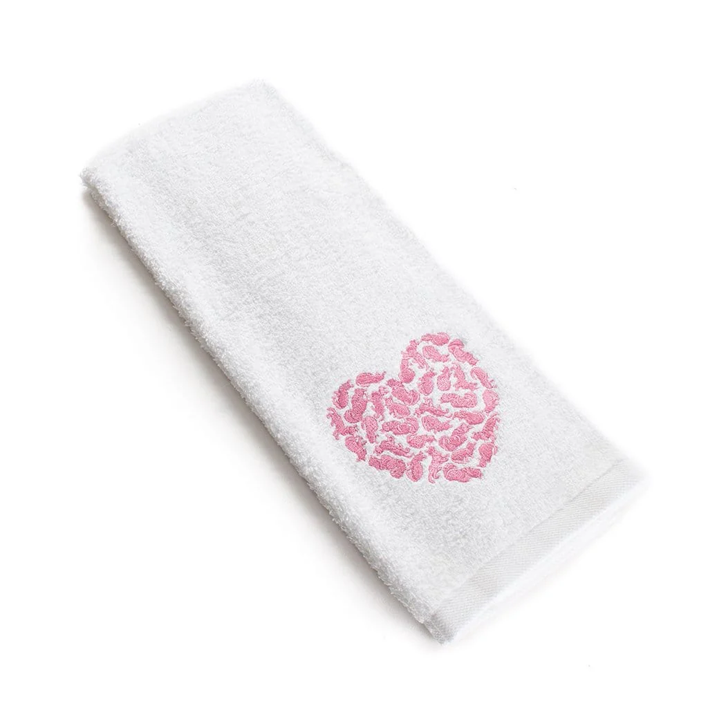 Sweet Heart Cat Hand Towels - Image 5