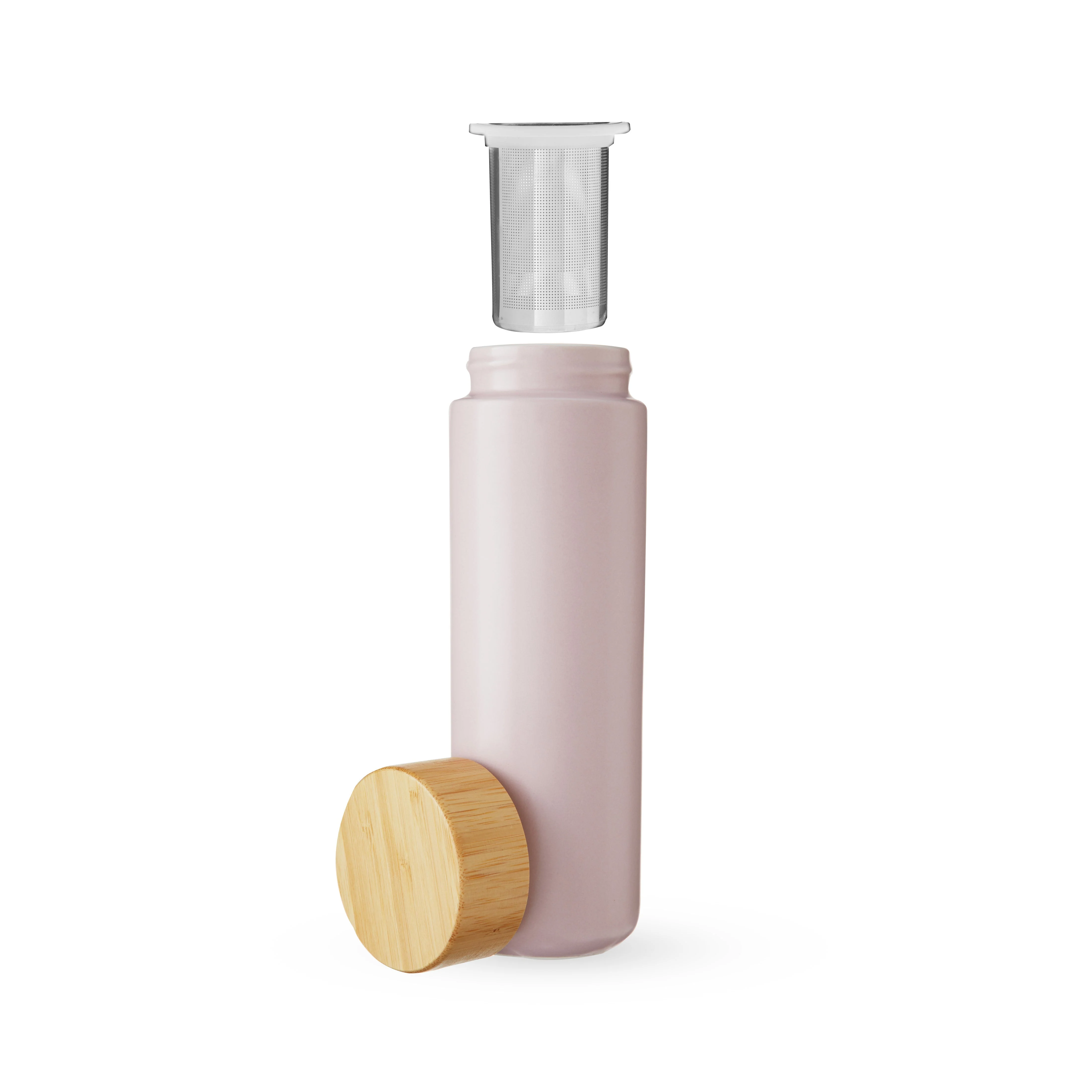 Tatyana Ceramic To-Go Infuser Mug in Lavender - Image 4