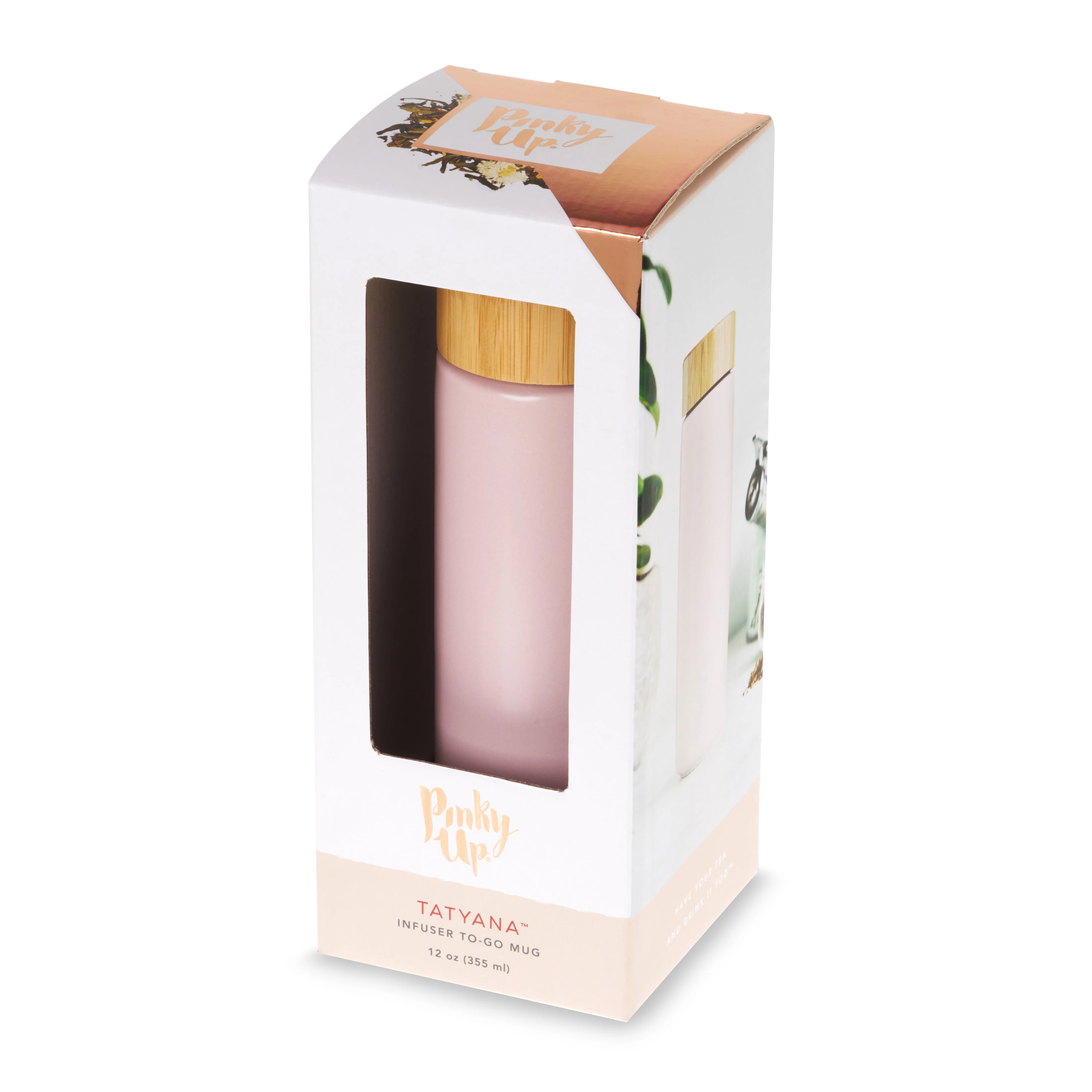 Tatyana Ceramic To-Go Infuser Mug in Lavender - Image 8