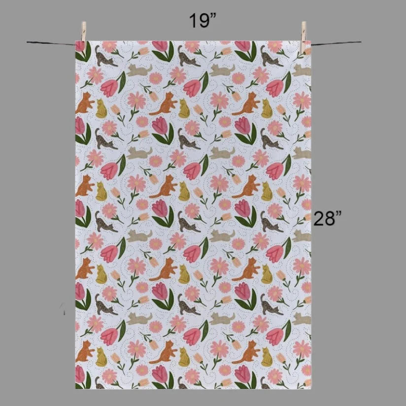 Tea Towels with Cat Designs - Image 10