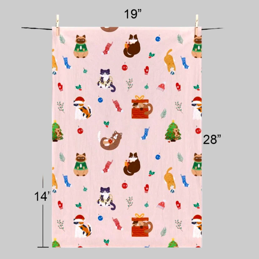 Tea Towels with Cat Designs - Image 11