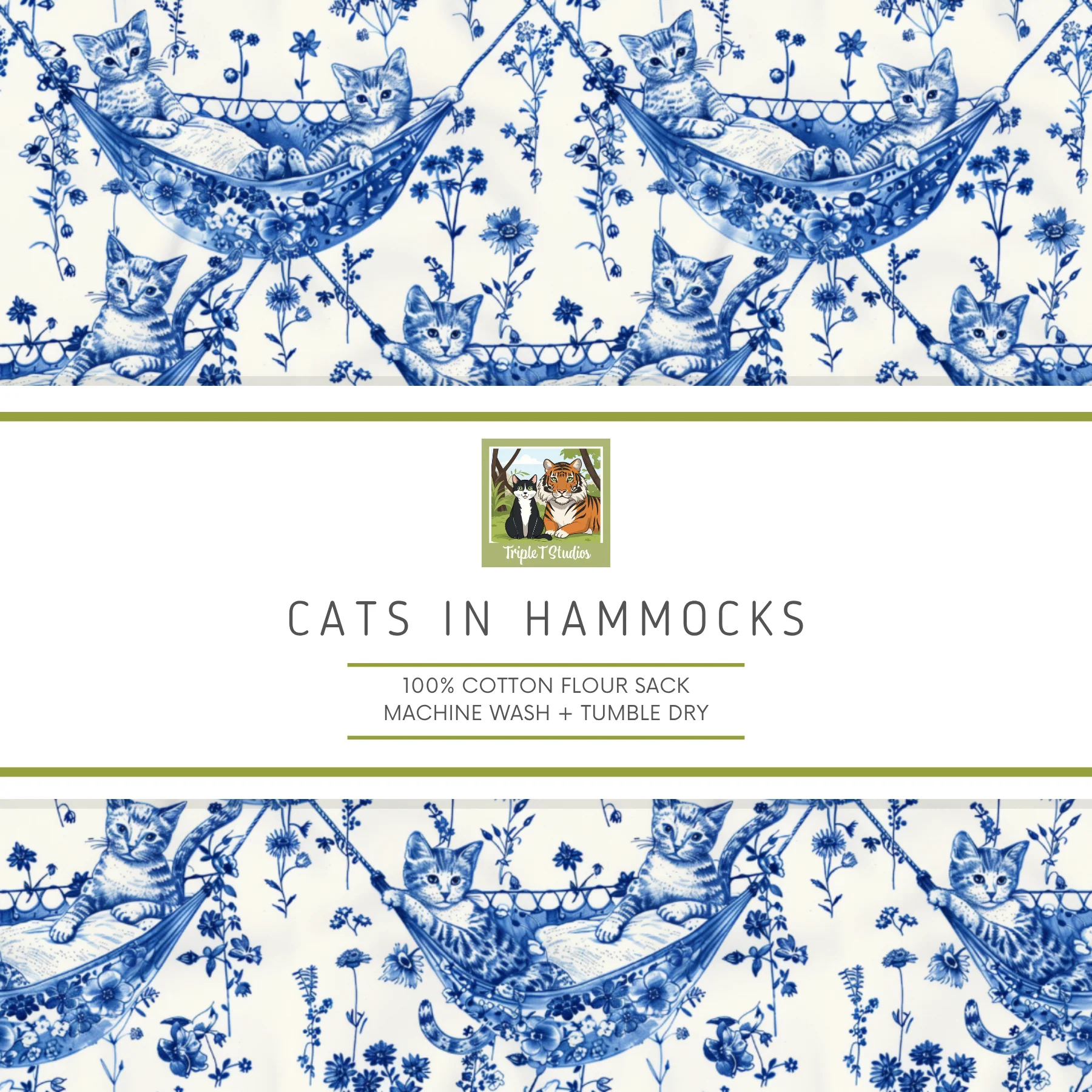 Tea Towels with Cat Designs - Image 5