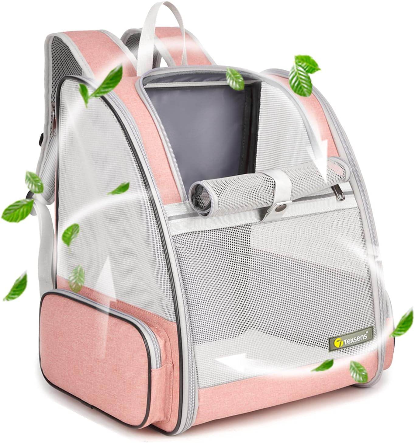 Texsens Innovative Traveler Bubble Backpack Pet Carriers for Cats and Dogs (Black) - Image 12