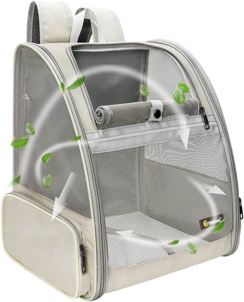 Texsens Innovative Traveler Bubble Backpack Pet Carriers for Cats and Dogs (Black) - Image 13