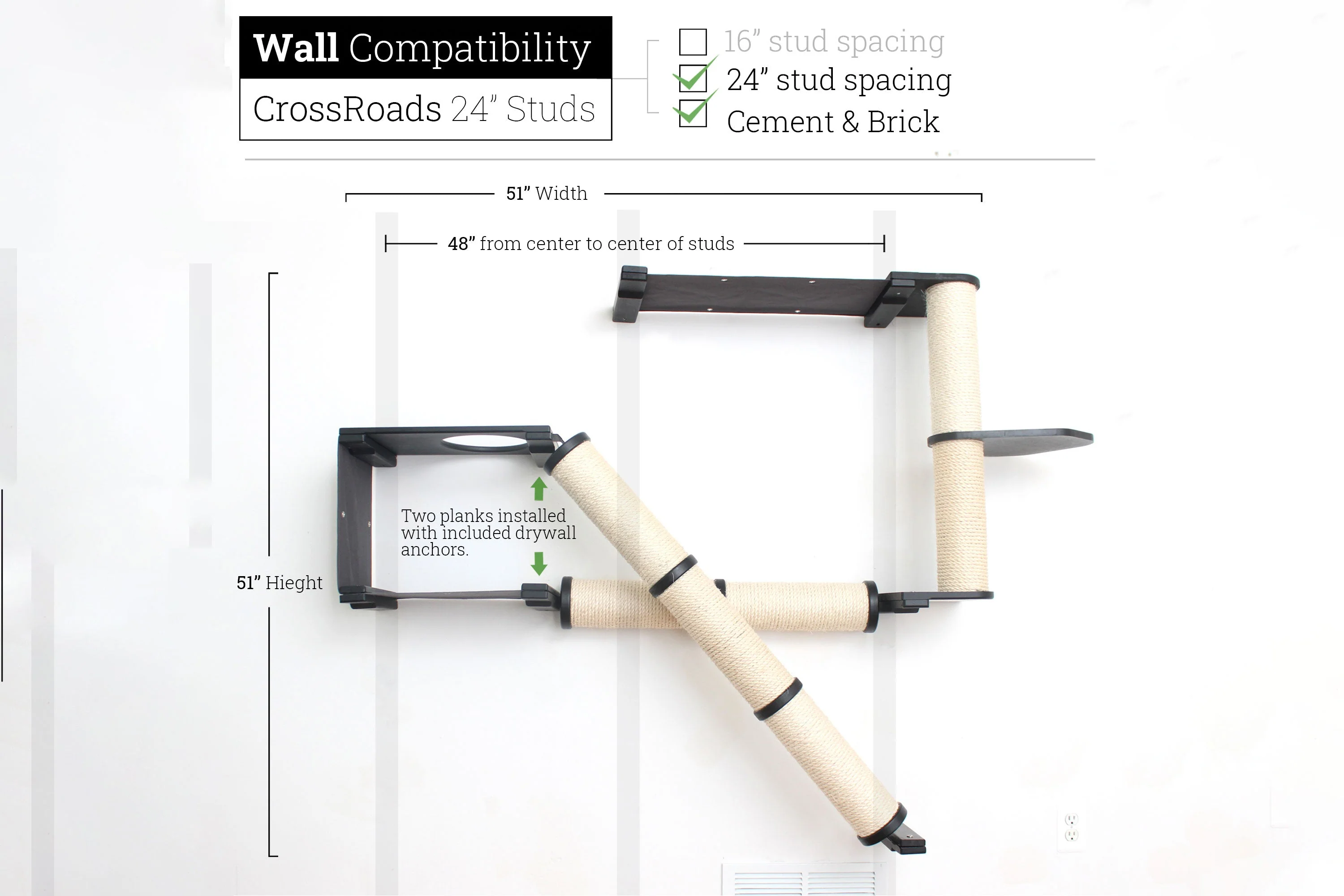 The Crossroads - Cat Wall Scratcher - Tree with Ramp - Image 10
