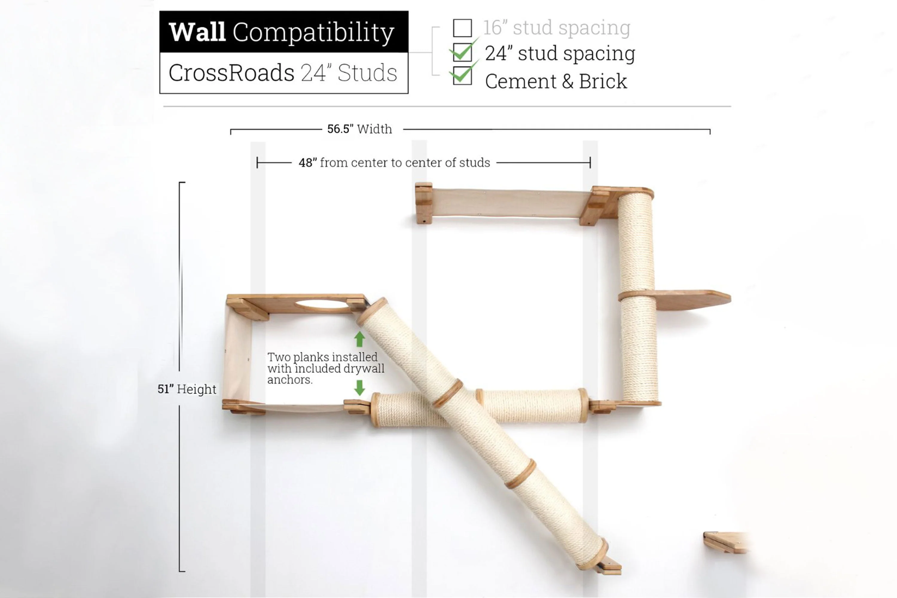The Crossroads - Cat Wall Scratcher - Tree with Ramp - Image 11