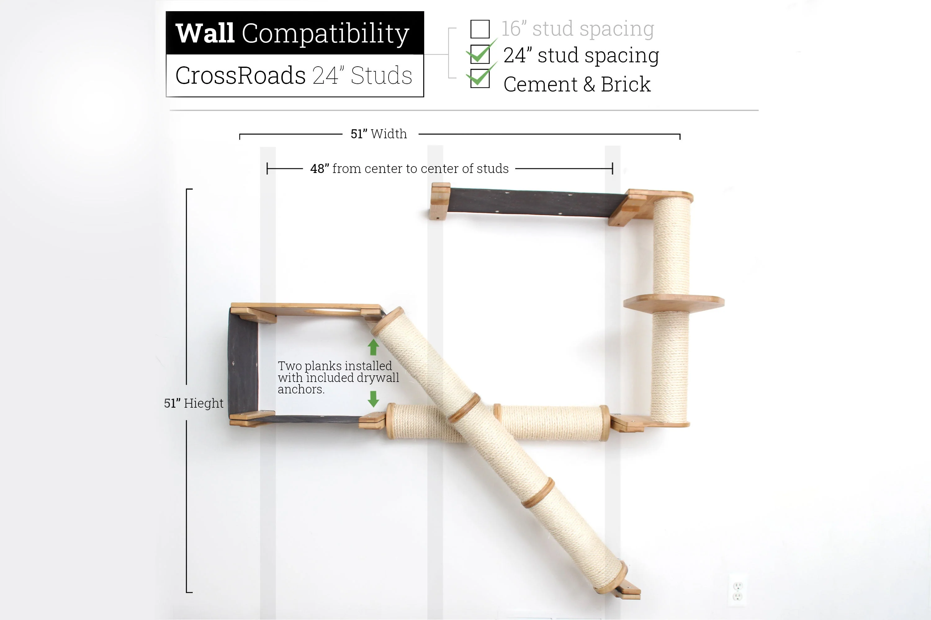 The Crossroads - Cat Wall Scratcher - Tree with Ramp - Image 12