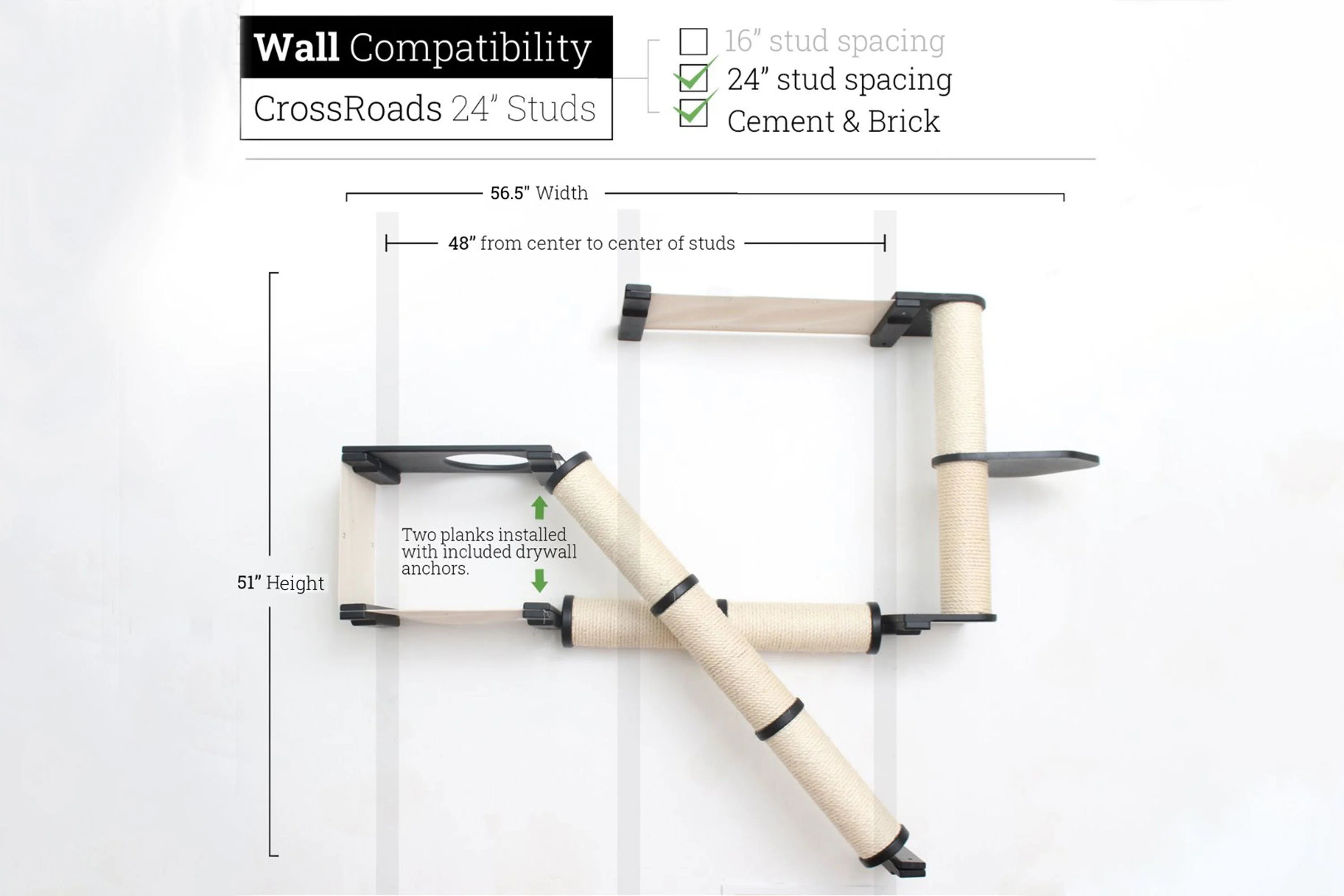 The Crossroads - Cat Wall Scratcher - Tree with Ramp - Image 13
