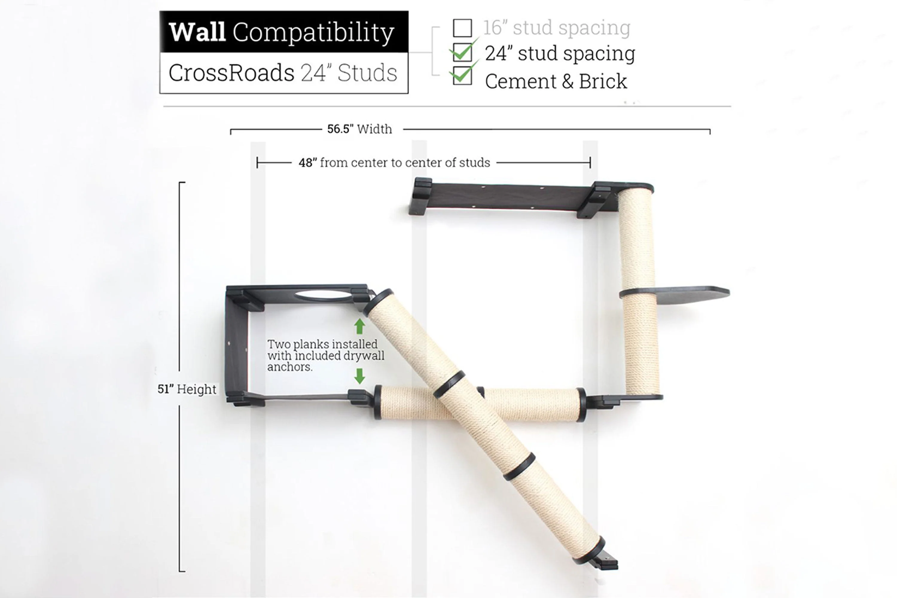 The Crossroads - Cat Wall Scratcher - Tree with Ramp - Image 14