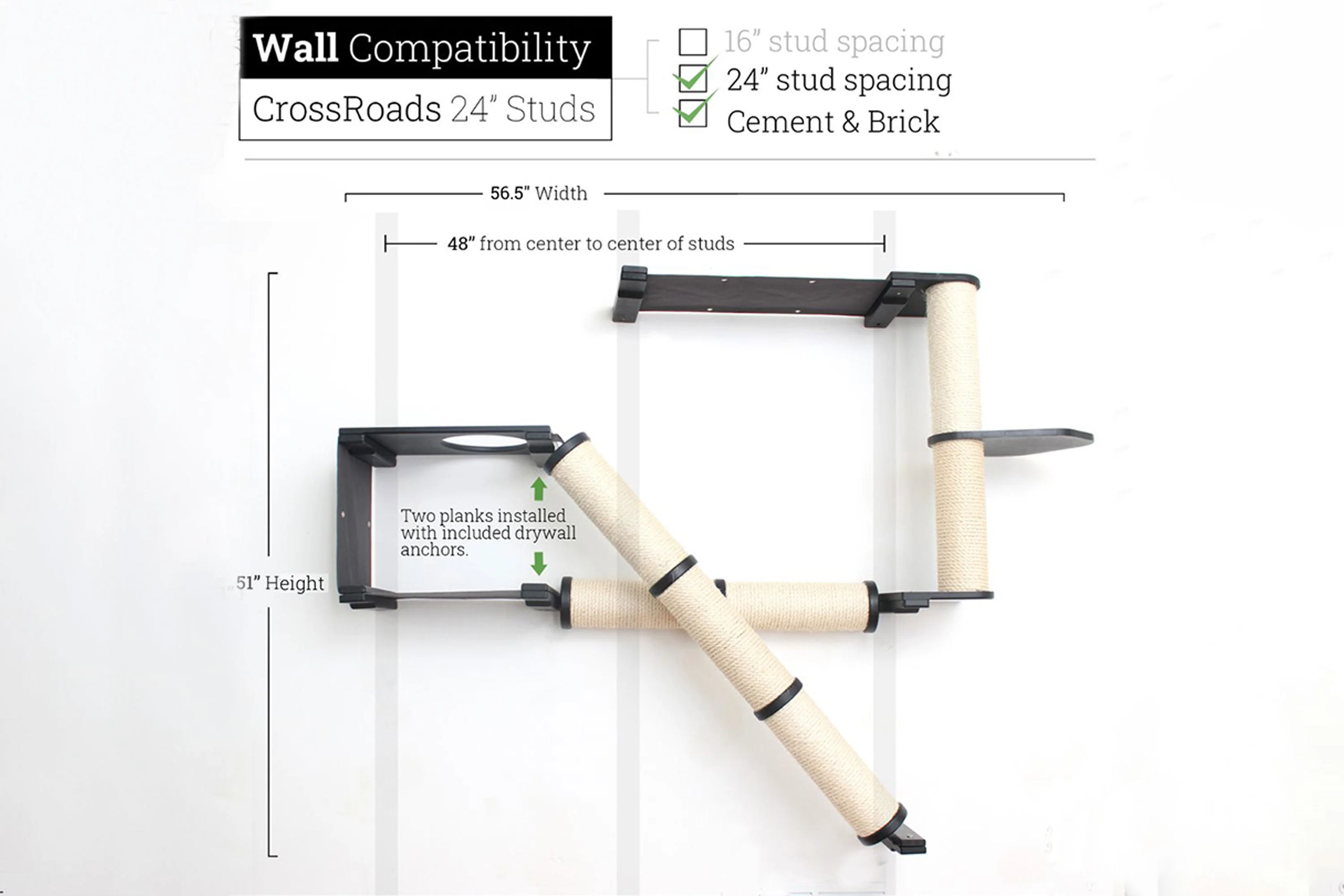 The Crossroads - Cat Wall Scratcher - Tree with Ramp - Image 15