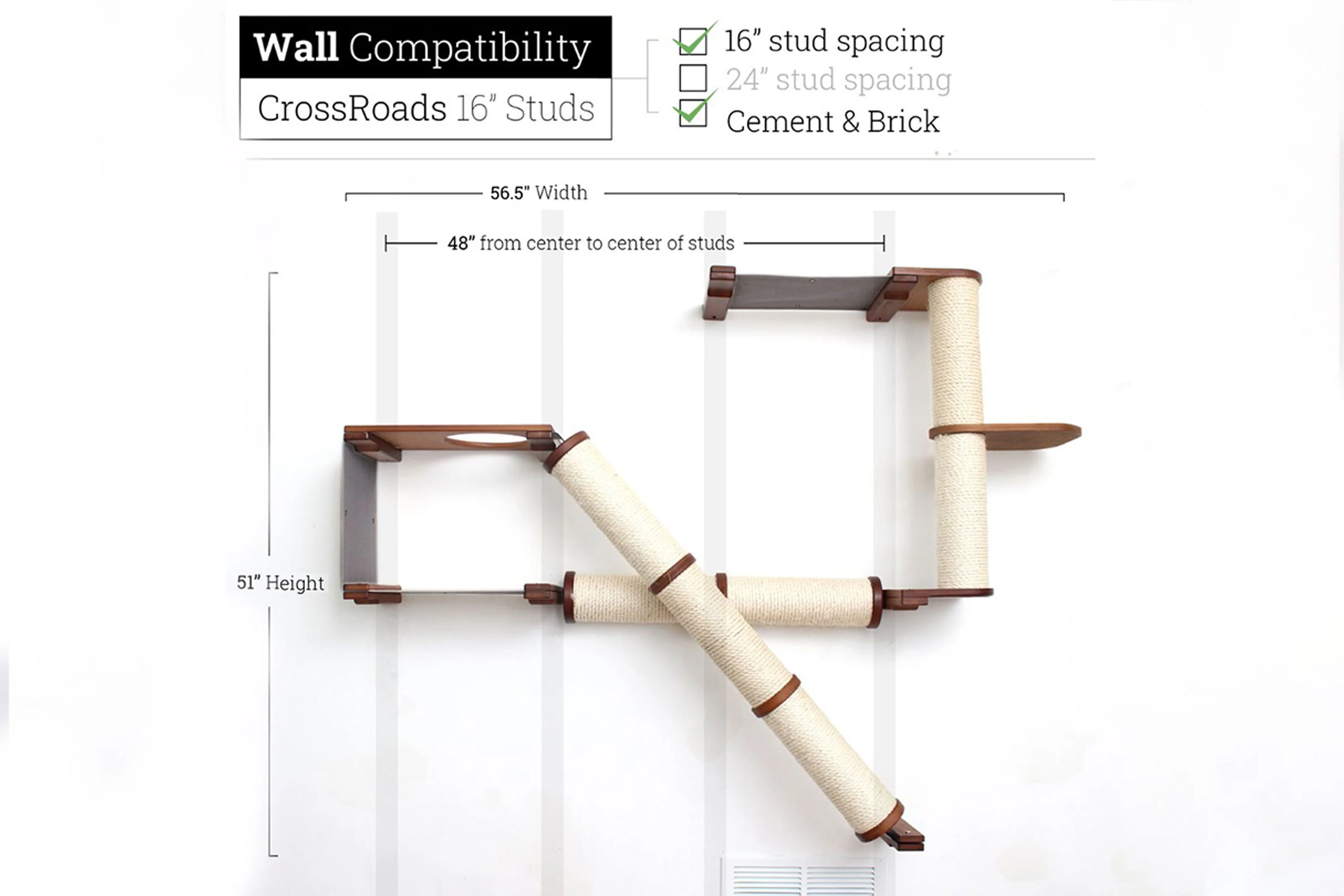 The Crossroads - Cat Wall Scratcher - Tree with Ramp - Image 23