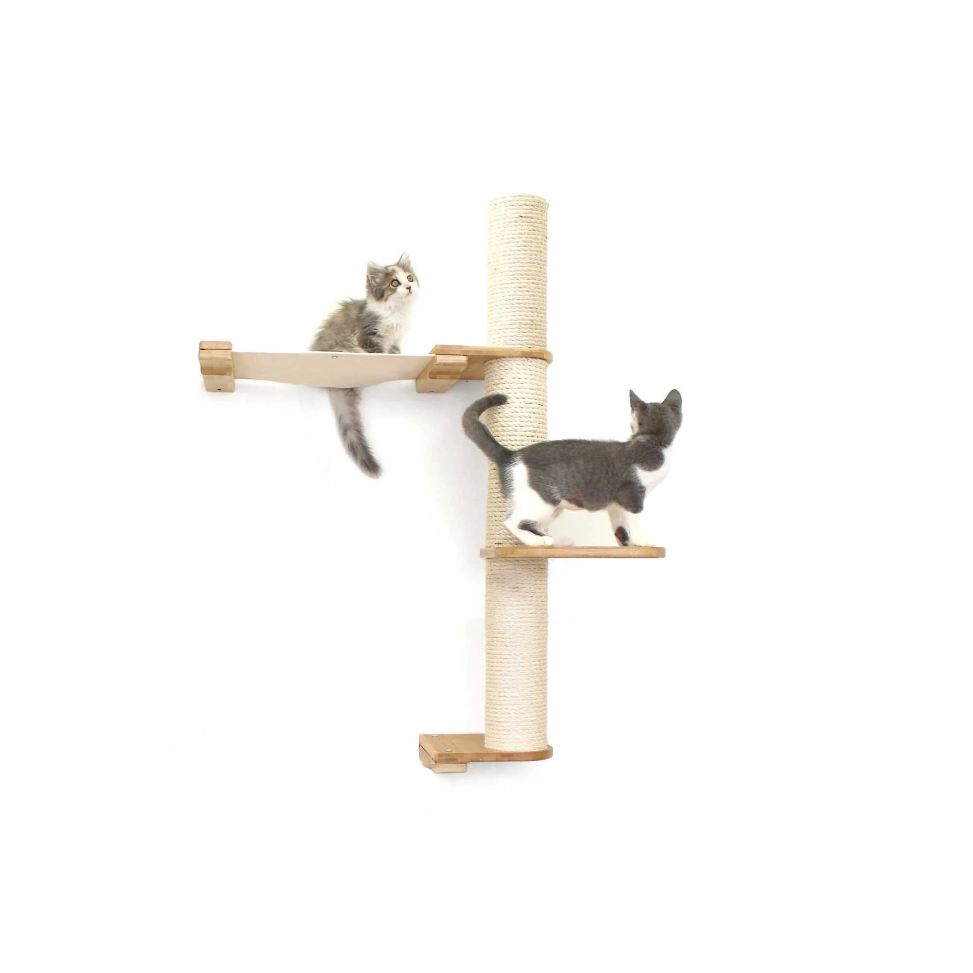 The Crow's Nest - A Wall Cat Scratcher with Hammock - Image 24