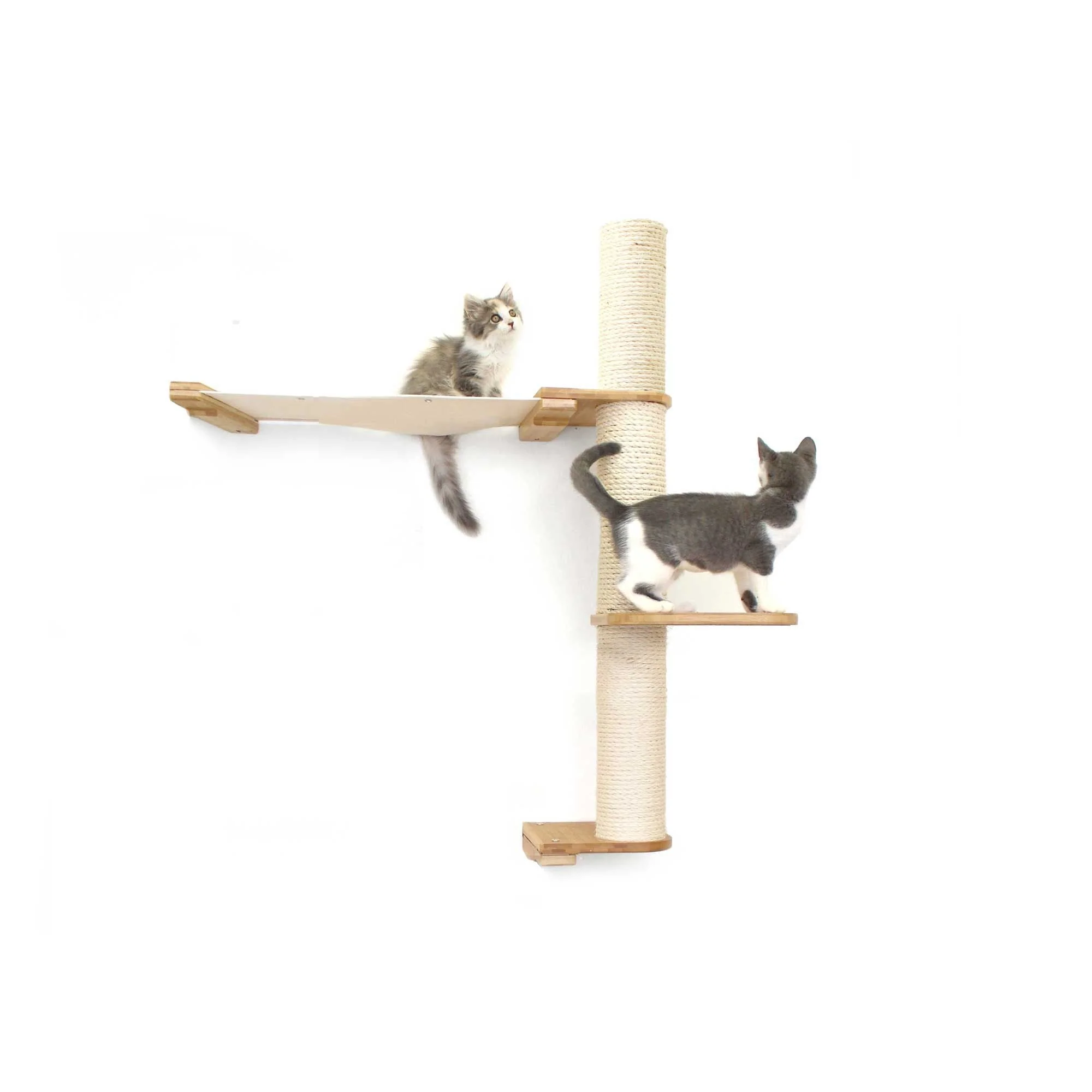 The Crow's Nest - A Wall Cat Scratcher with Hammock - Image 25