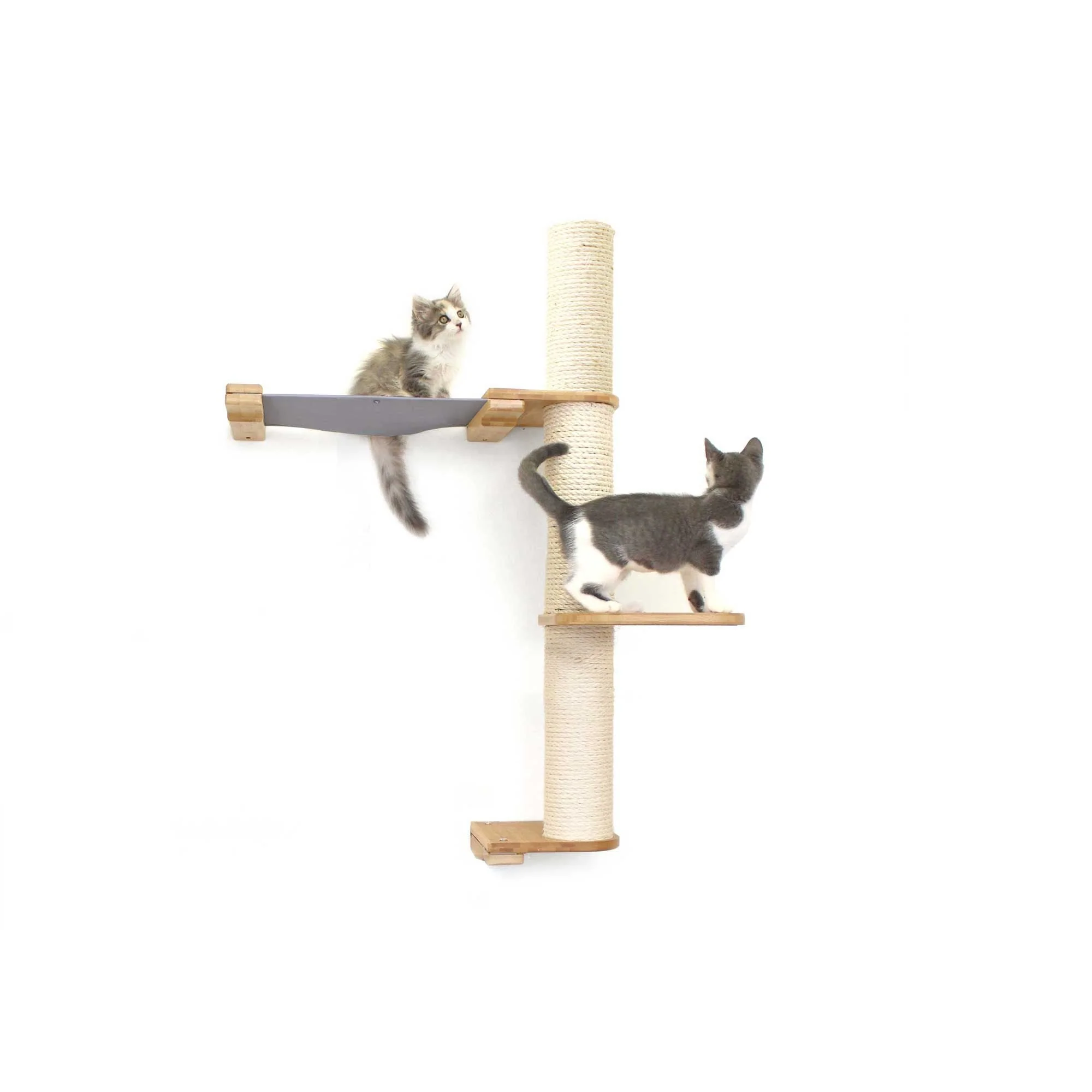 The Crow's Nest - A Wall Cat Scratcher with Hammock - Image 27