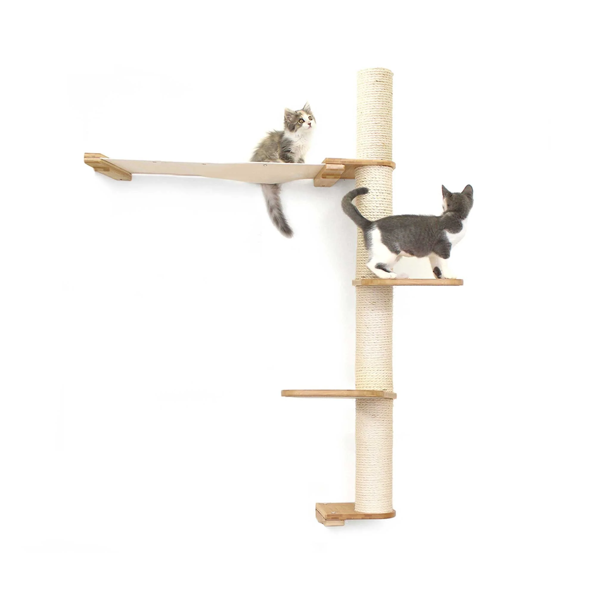 The Crow's Nest - A Wall Cat Scratcher with Hammock - Image 32