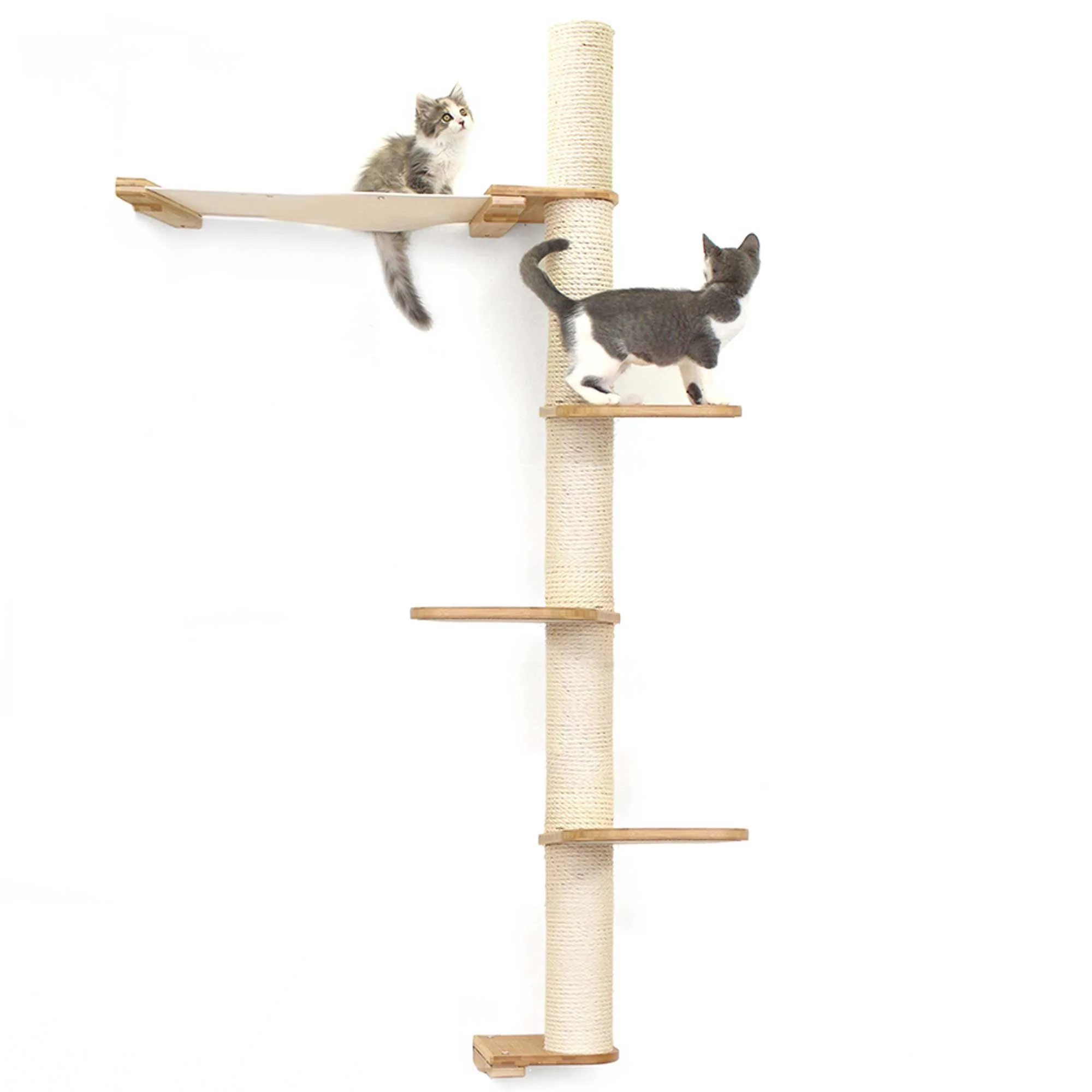 The Crow's Nest - A Wall Cat Scratcher with Hammock - Image 37