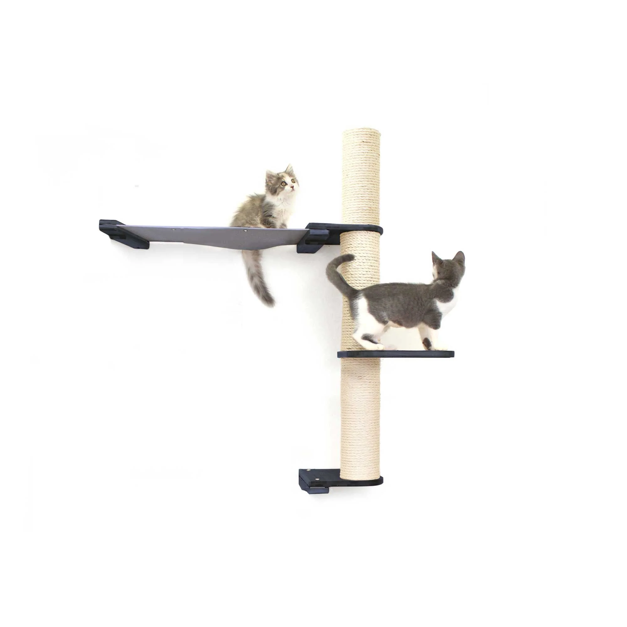 The Crow's Nest - A Wall Cat Scratcher with Hammock - Image 47