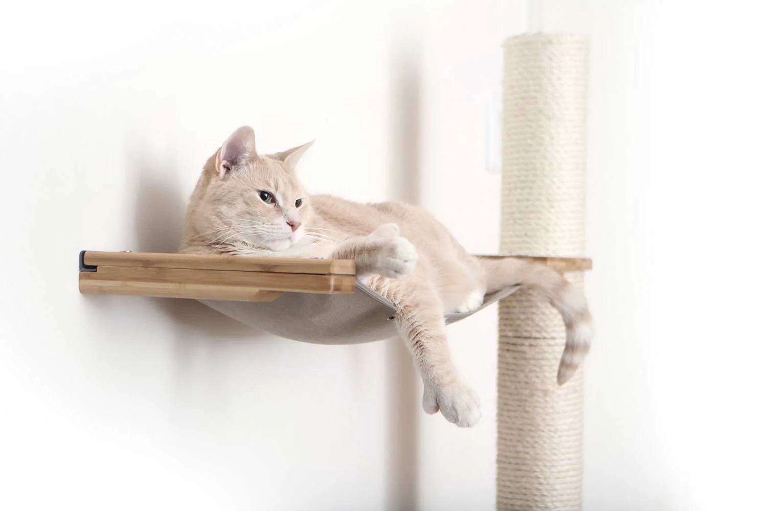 The Crow's Nest - A Wall Cat Scratcher with Hammock - Image 5