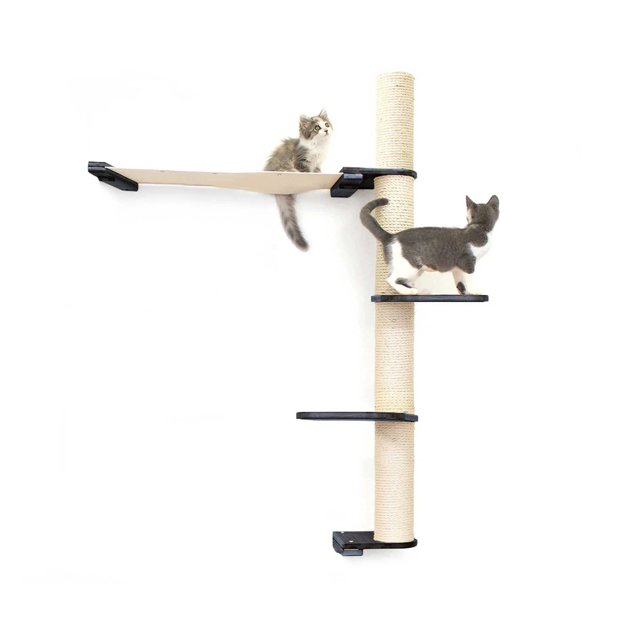 The Crow's Nest - A Wall Cat Scratcher with Hammock - Image 51