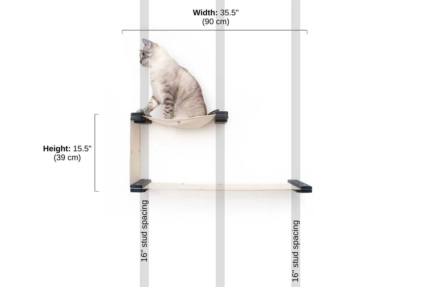 The Double Decker - Cat Hanging Bed Set - Image 12