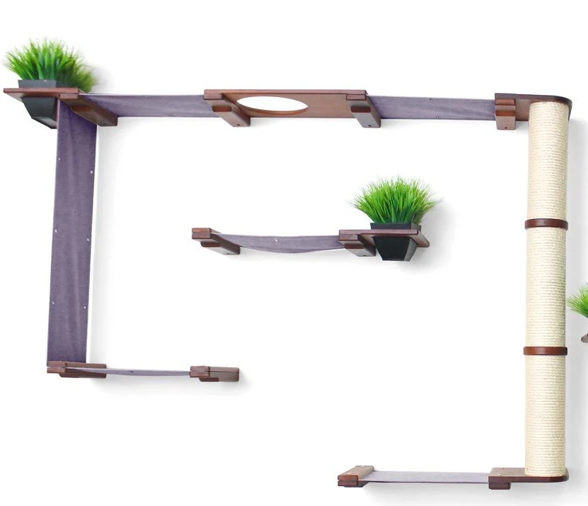 The Gardens - Modern Cat Tree with Plants - Image 10