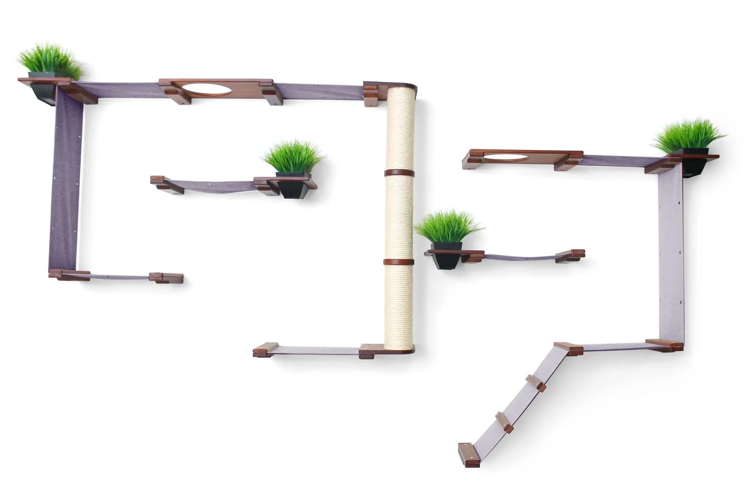 The Gardens - Modern Cat Tree with Plants - Image 11