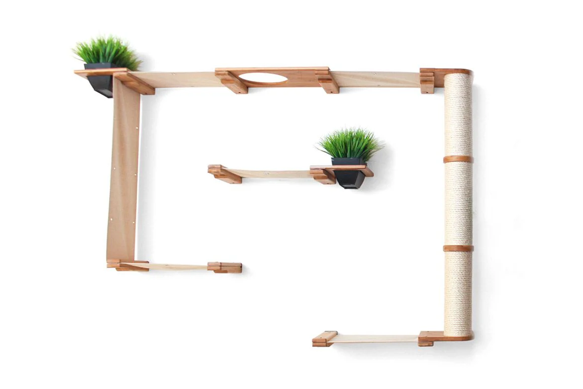 The Gardens - Modern Cat Tree with Plants - Image 12