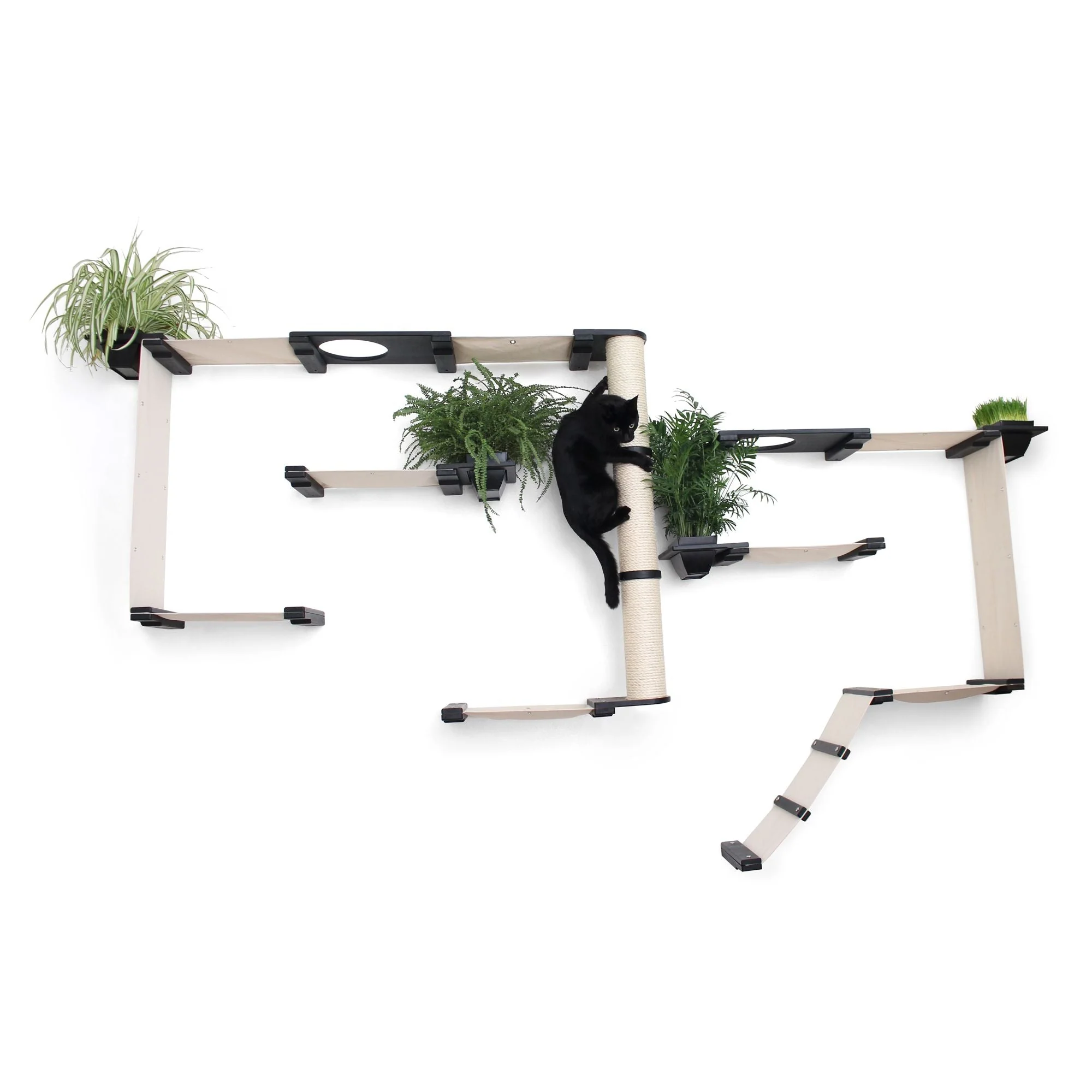 The Gardens - Modern Cat Tree with Plants - Image 18