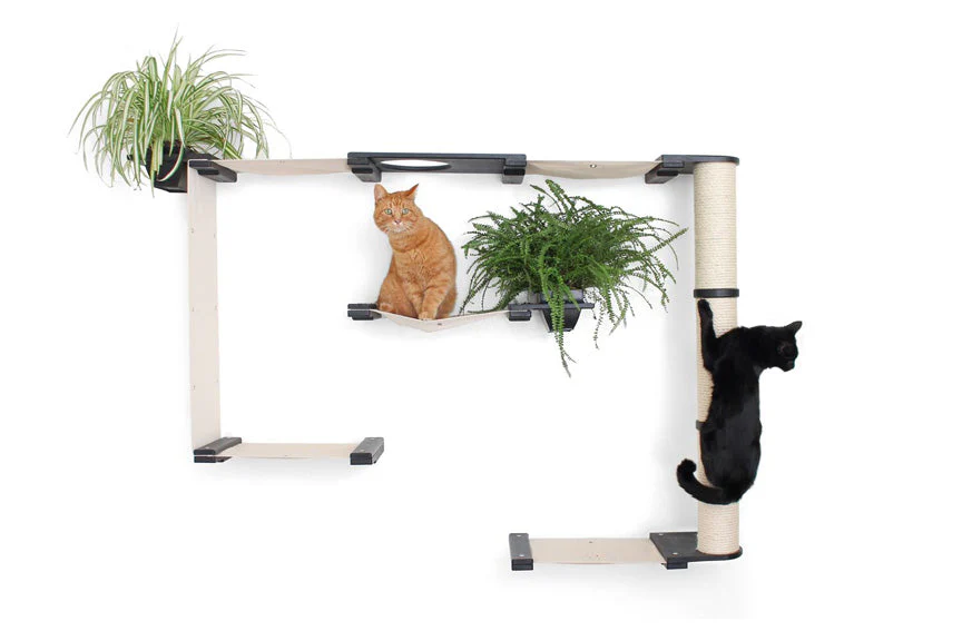 The Gardens - Modern Cat Tree with Plants - Image 2