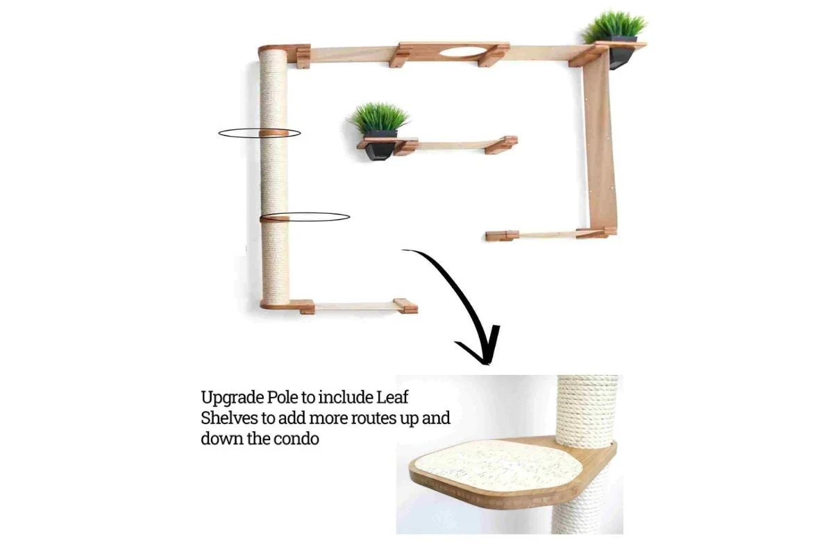 The Gardens - Modern Cat Tree with Plants - Image 24