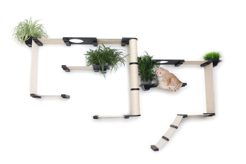 The Gardens - Modern Cat Tree with Plants - Image 25